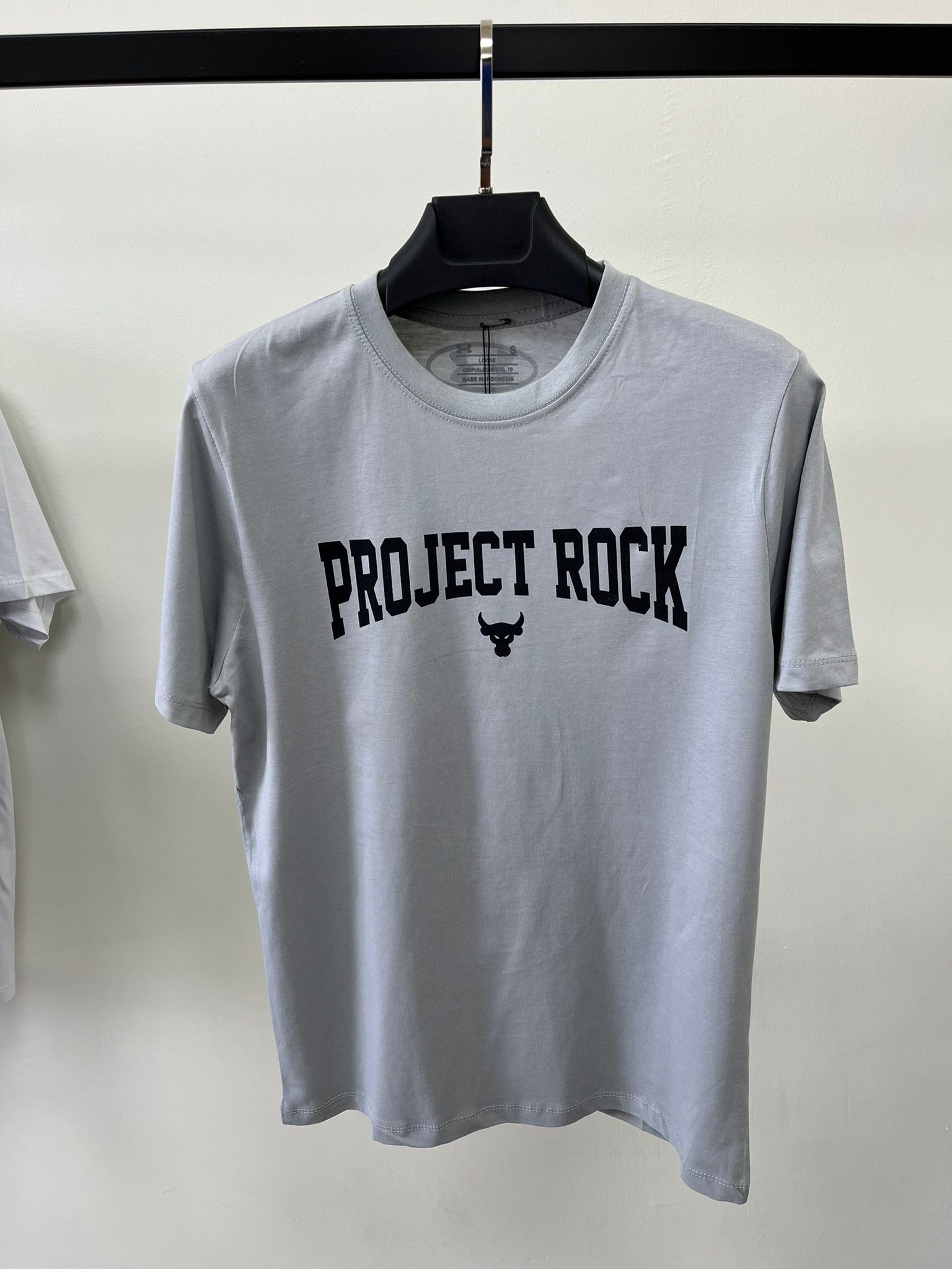 Project Rock Icon Mid Logo Gray T-shirt