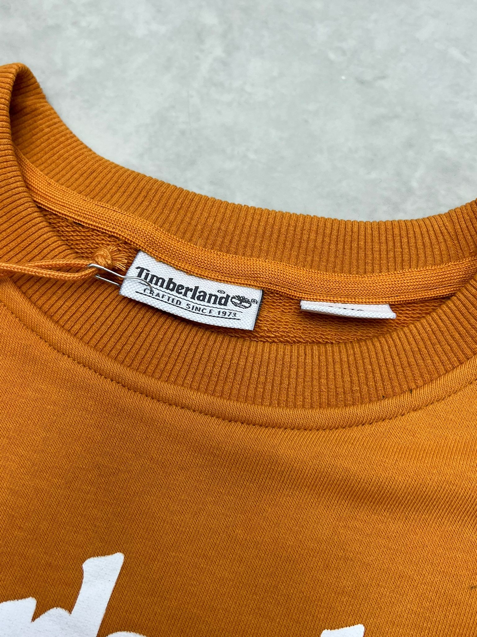 Est.1973 Mid Icon Logo Orange Sweatshirt