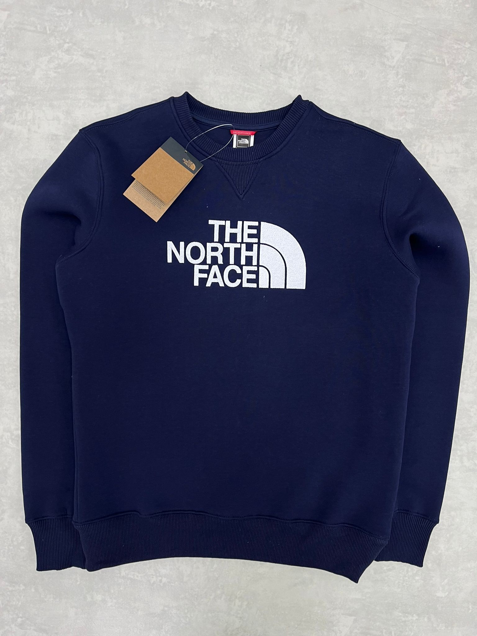 Yeni Sezon Mid İcon Full Nakış Logo Navy Blue  Sweatshirt