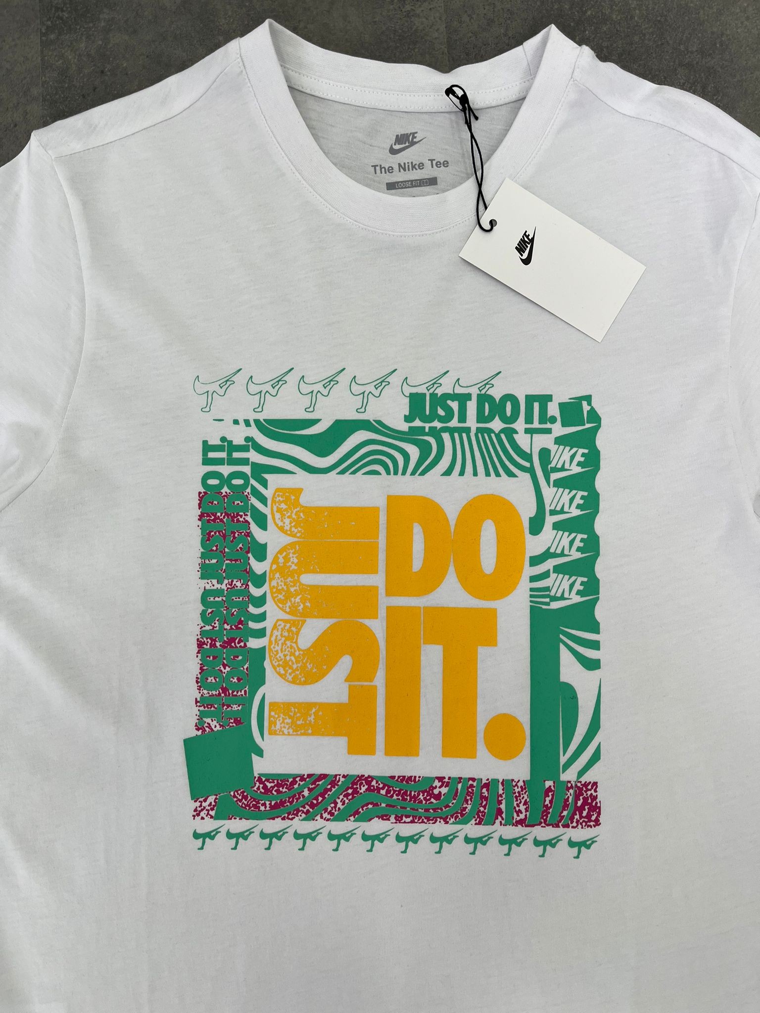 Yeni Sezon Just Do It  White T-shirt