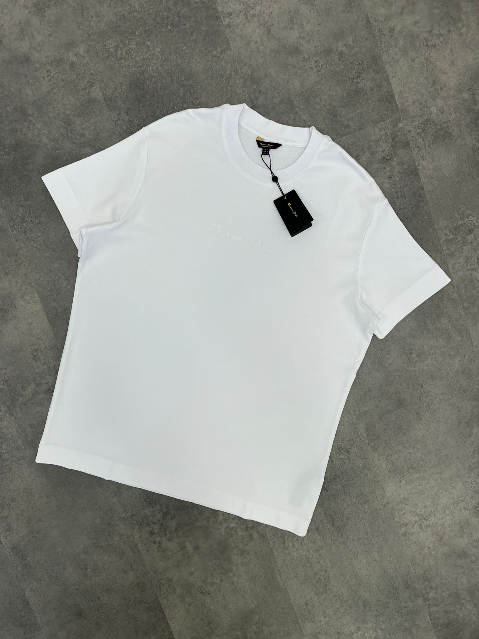 Yeni Sezon Organik Pamuk Mid Icon Logo White T-shirt