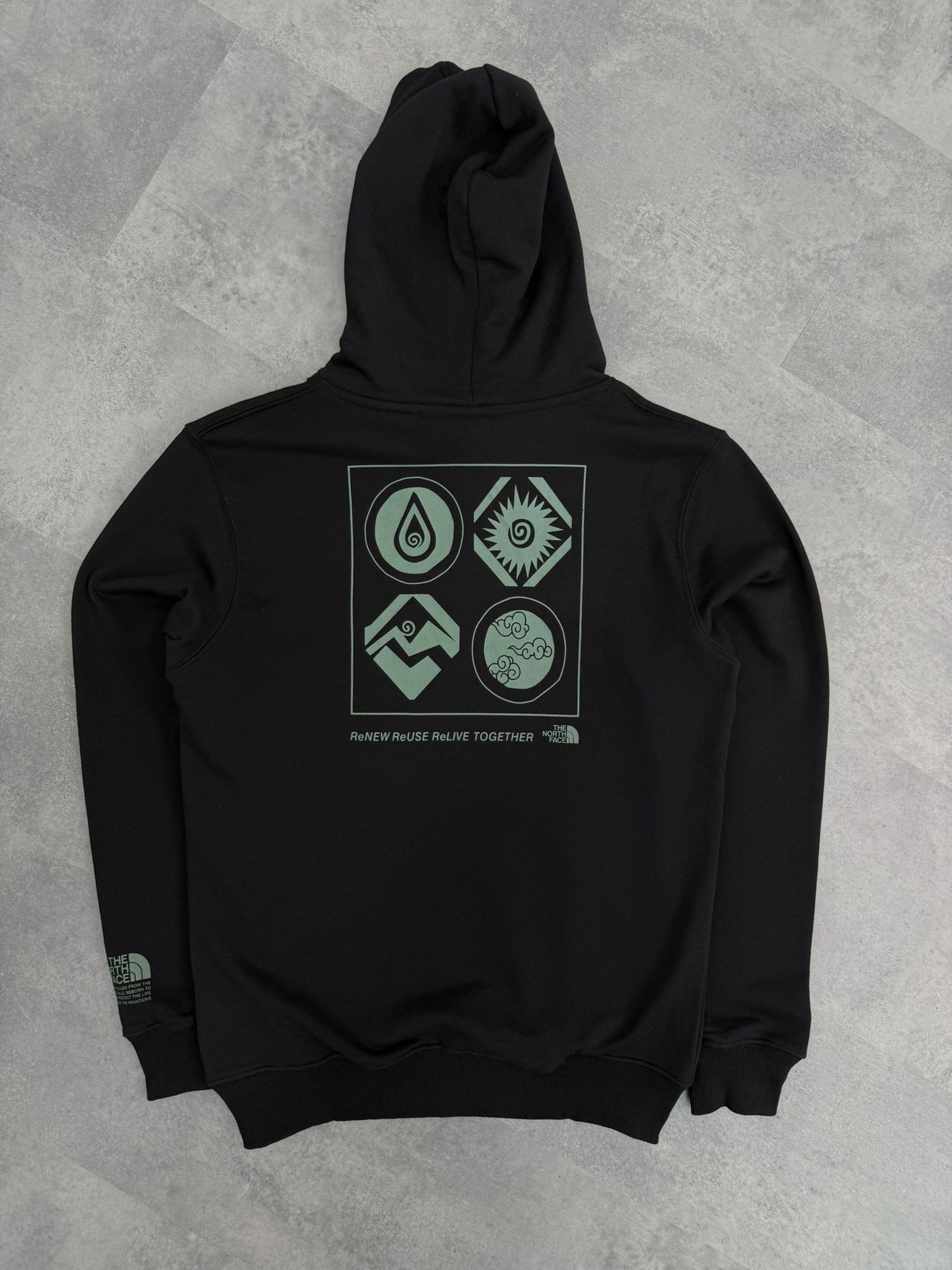Yeni Sezon ReNEW Back To Print Hoodie