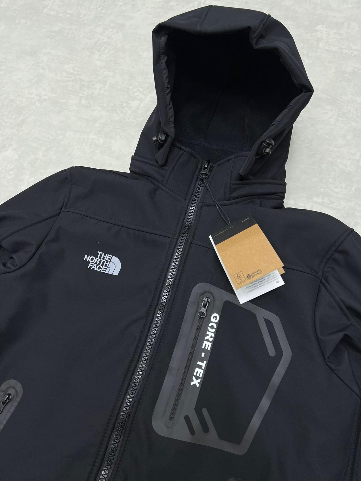 Yeni Sezon Shoftshell Su Geçirmez Gore-Tex Series Siyah  Mont
