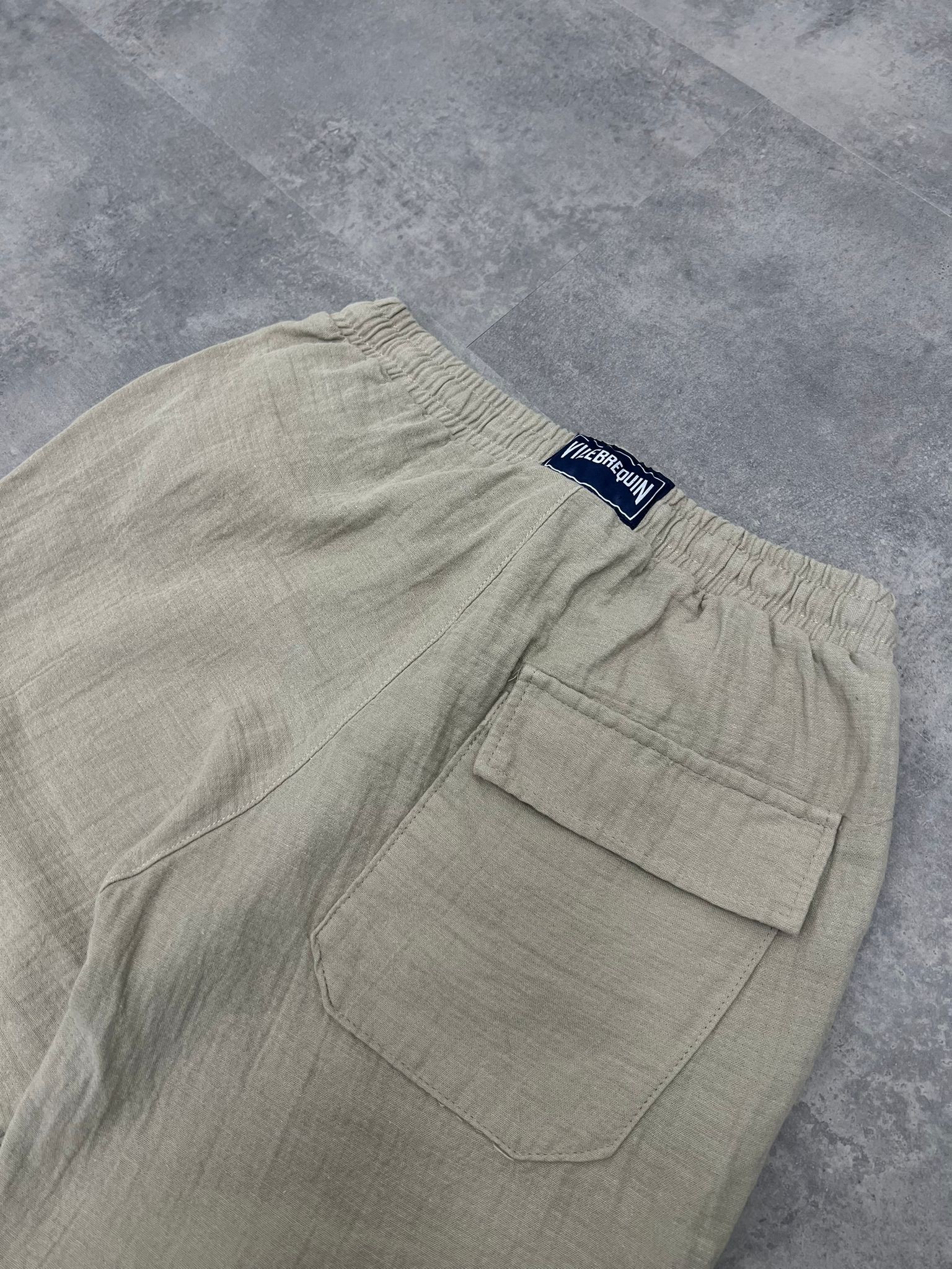 Yazlık Yeni Sezon Koyu Haki Müslin Pantalon