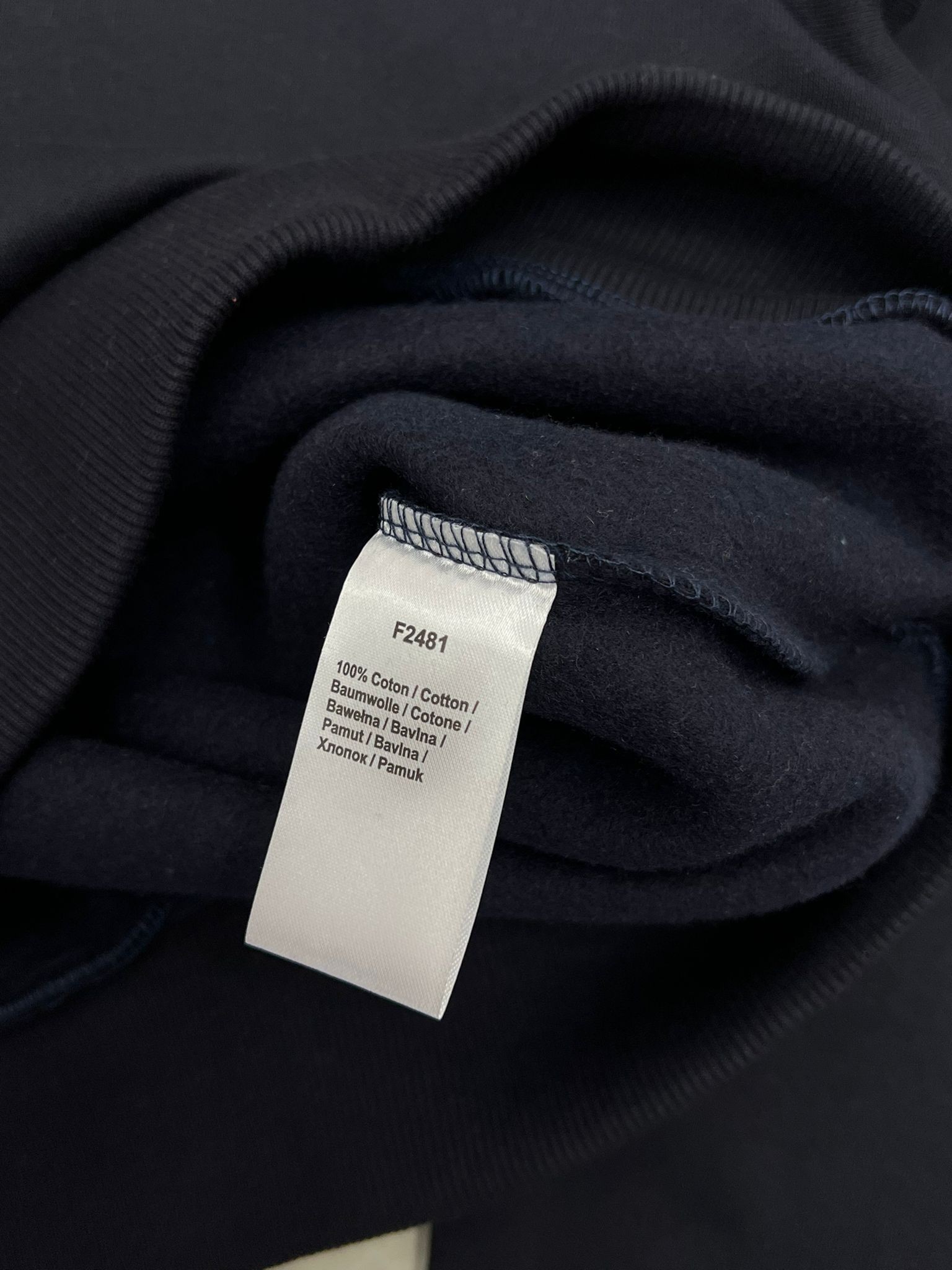 Yeni Sezon  Mini Logo Basic Navy Blue  Sweatshirt 