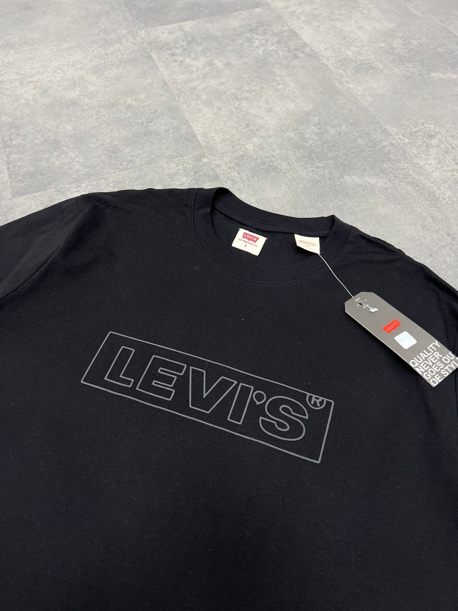 Yeni Sezon Mid Icon Logo Classic  Black T-shirt