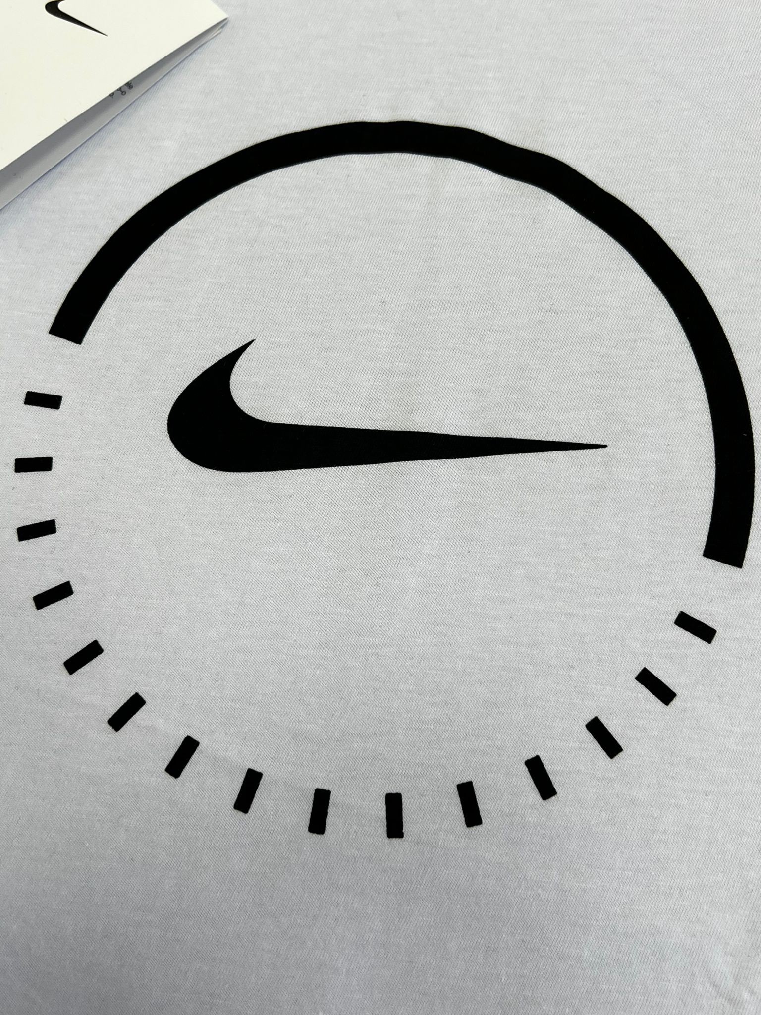 Mid Clock  Logo White T-shirt