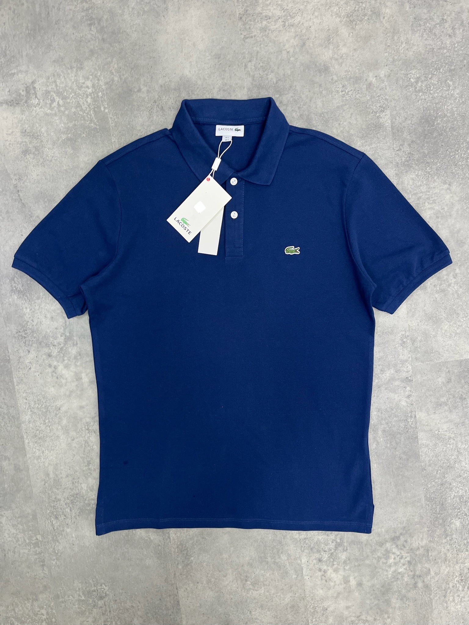 Yeni Sezon Basic Mini Essential Logo Polo Yaka T-shirt - LACİVERT