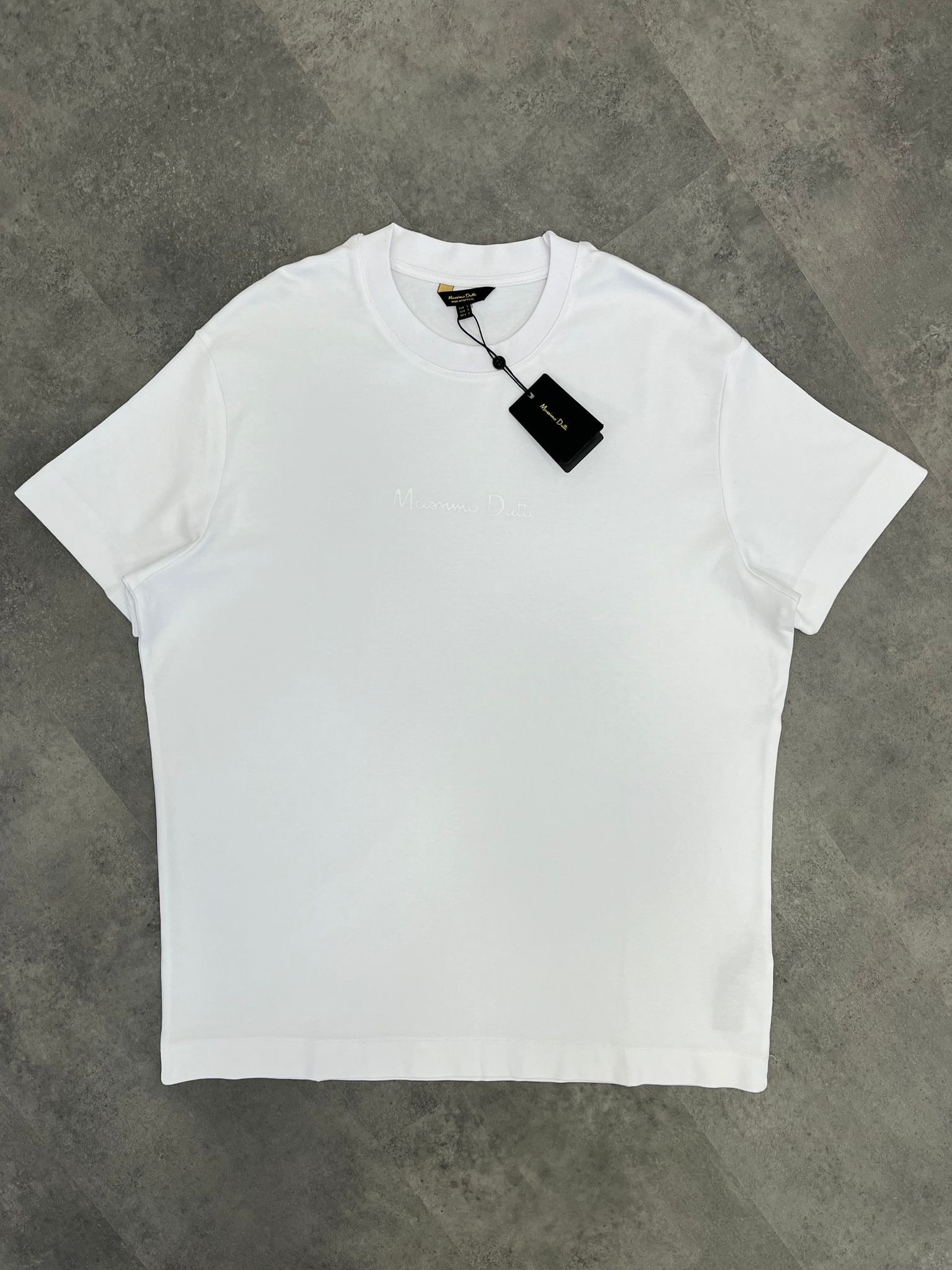 Yeni Sezon Organik Pamuk Mid Icon Logo White T-shirt