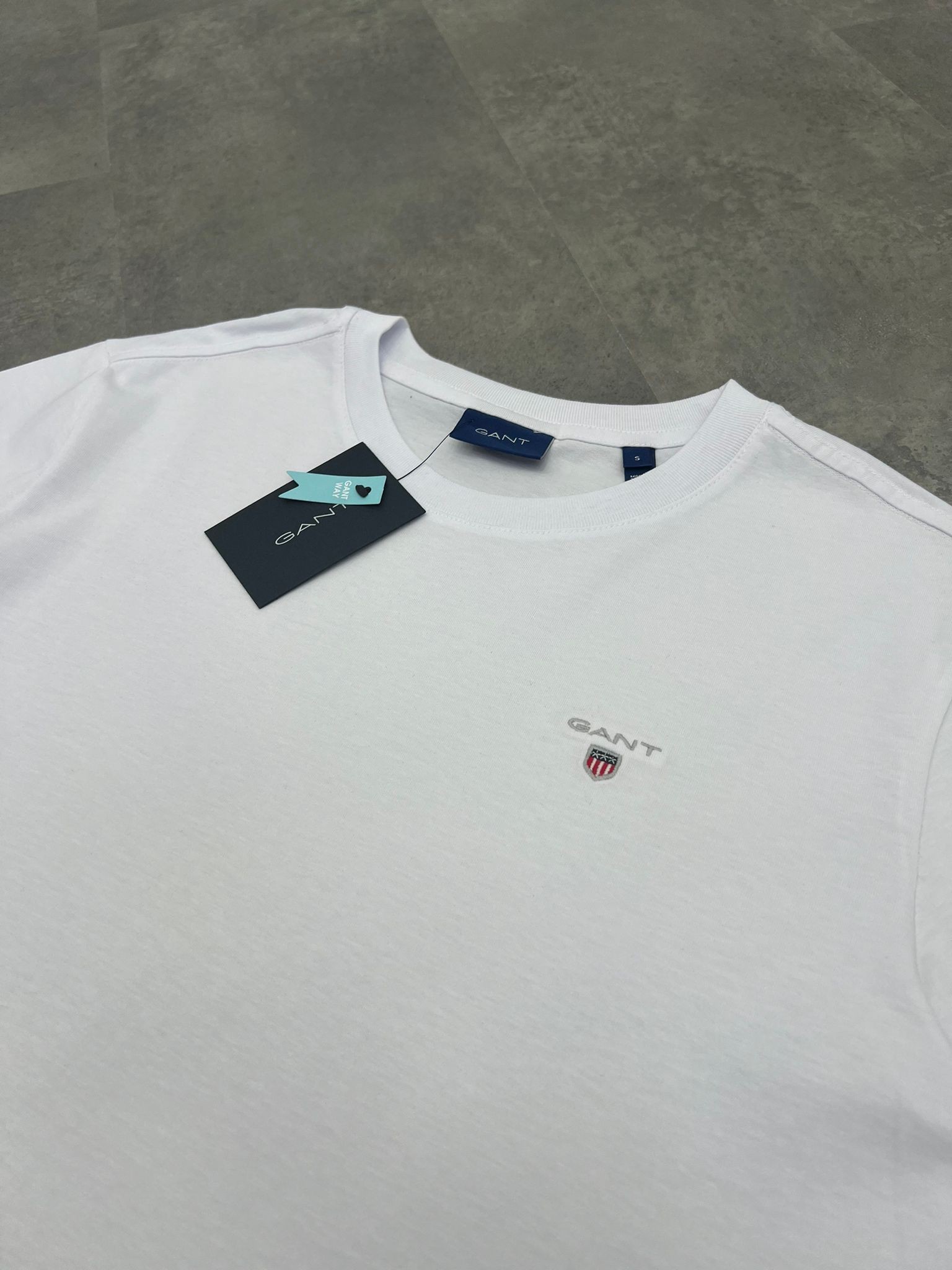 Yeni Sezon Mini Logo Basic White T-shirt