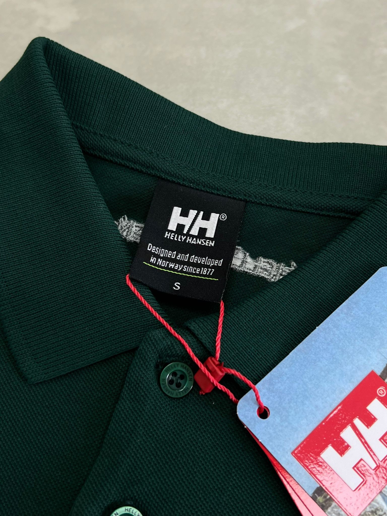 Dark Green Slim Fit Classic Logo Polo Yaka T-shirt