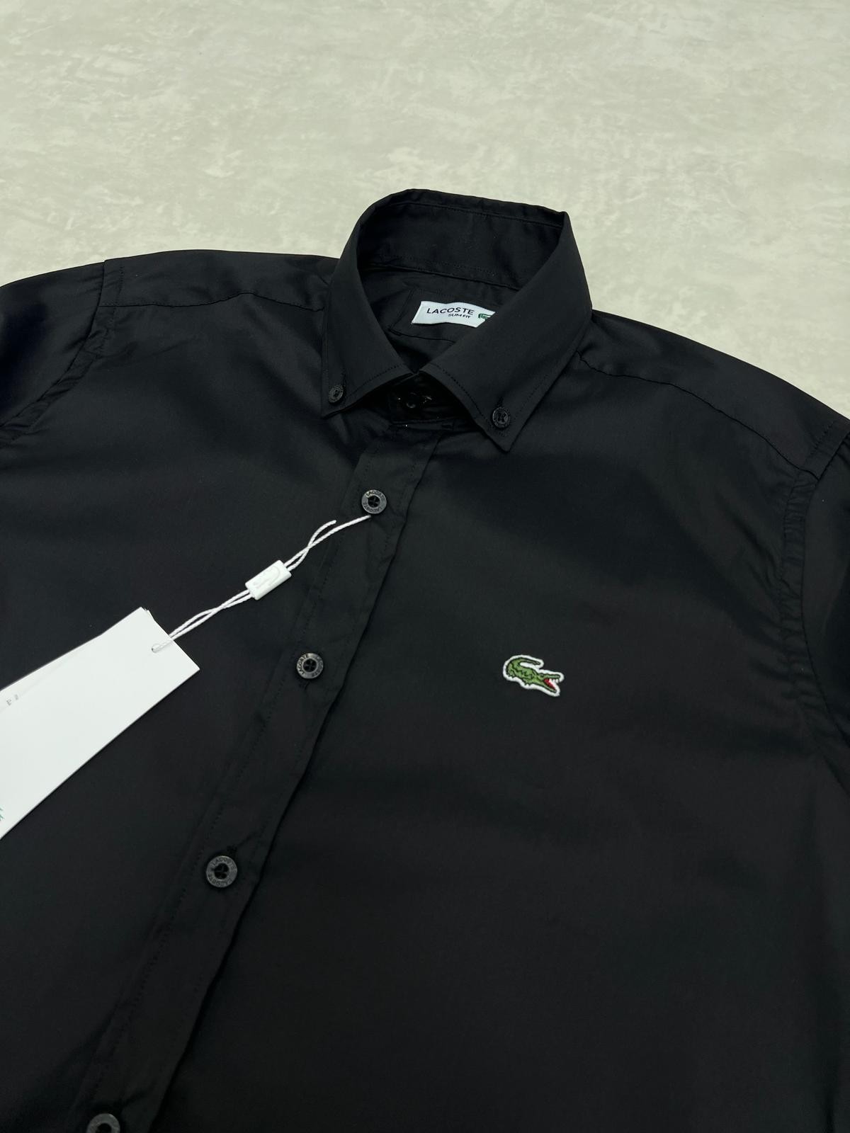 Yeni Sezon Mevsimlik Basic Mini Logo Classic Black Gömlek