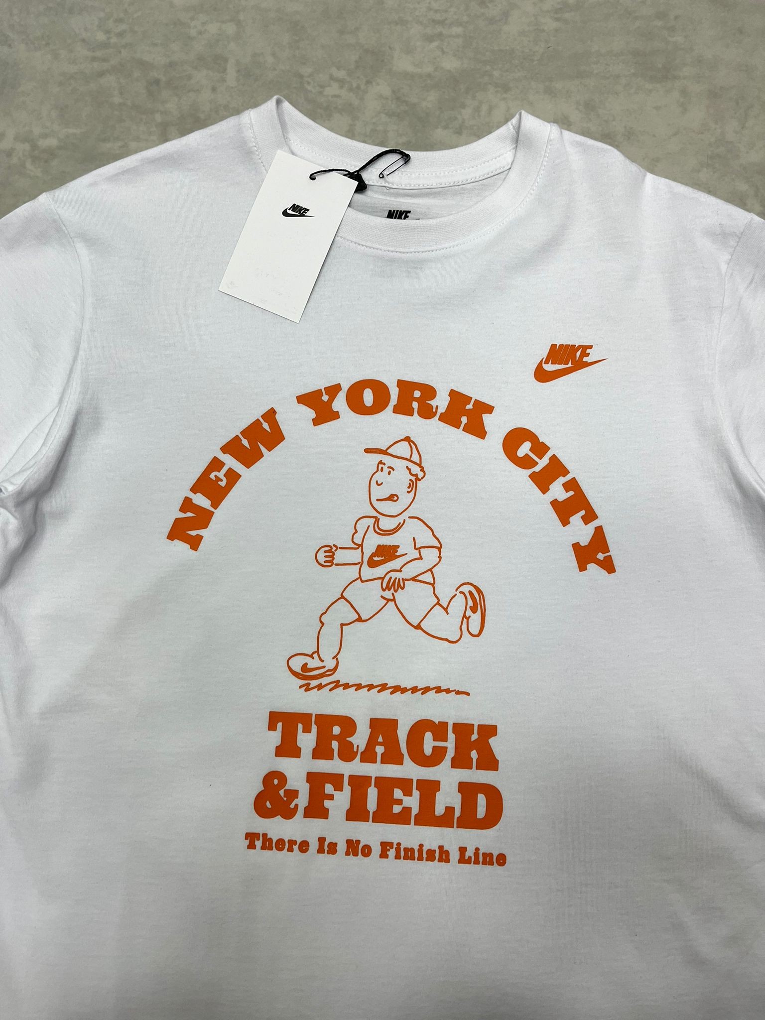 New York City Track Print White T-shirt