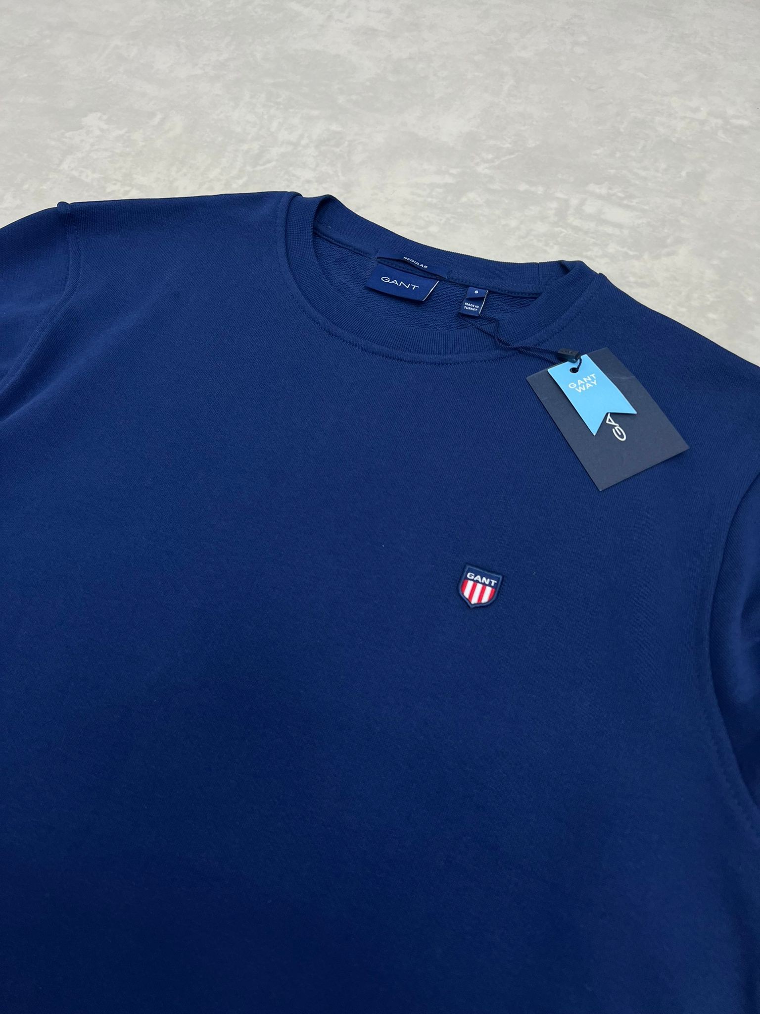 Yeni Sezon American Sportswear Basic İcon Logo Navy Blue Sweatshirt