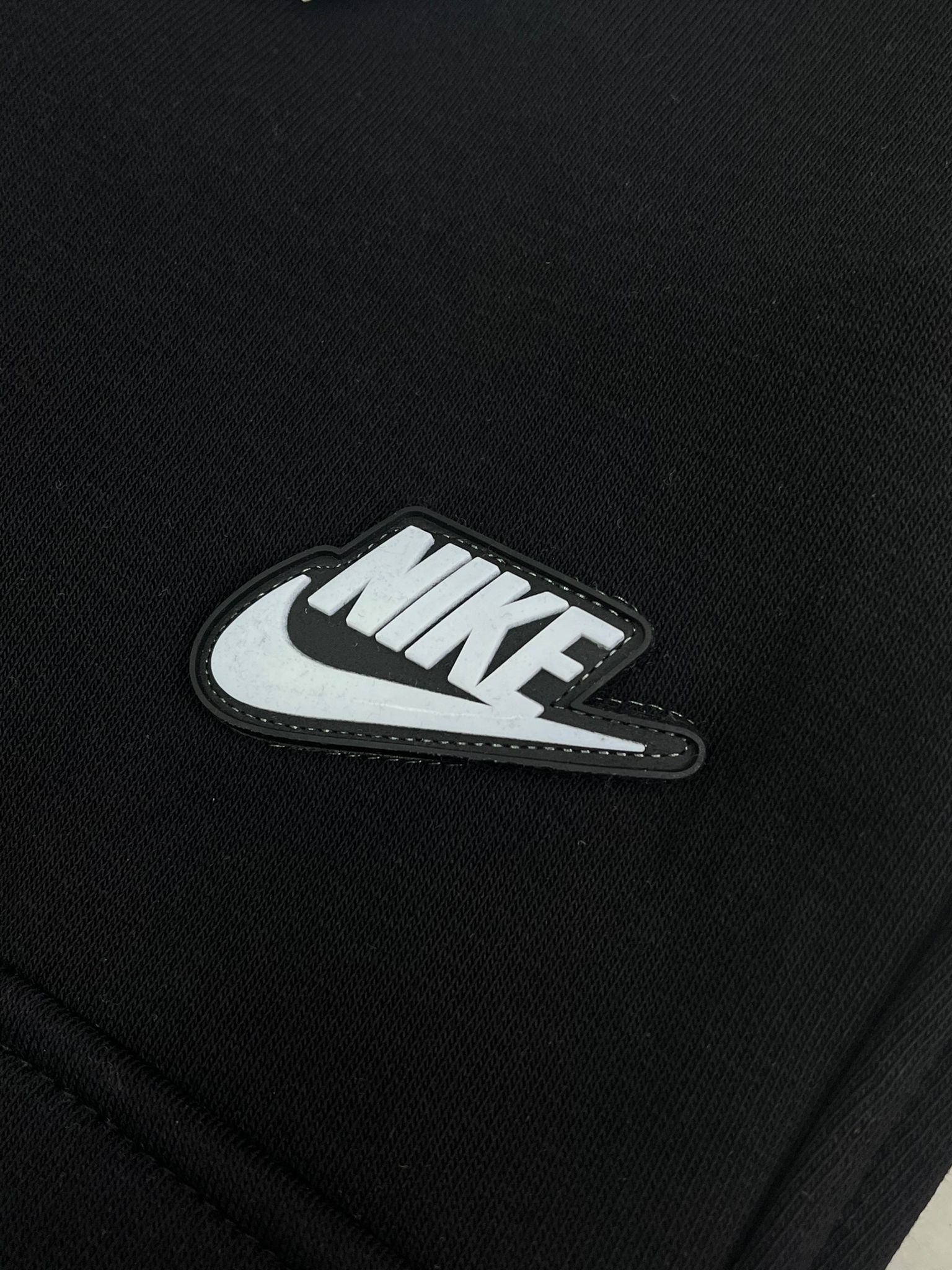 Yeni Sezon Patch Logo Üç İplik Şardonlu Kışlık Black Eşofman Altı