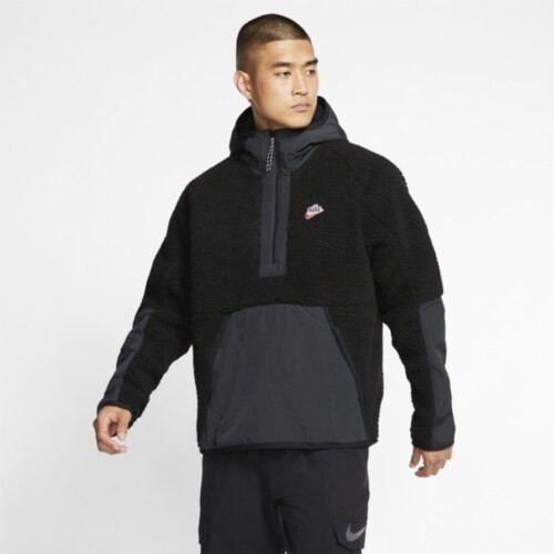 Nike Sportswear  Sherpa Winter Black Erkek Ceket