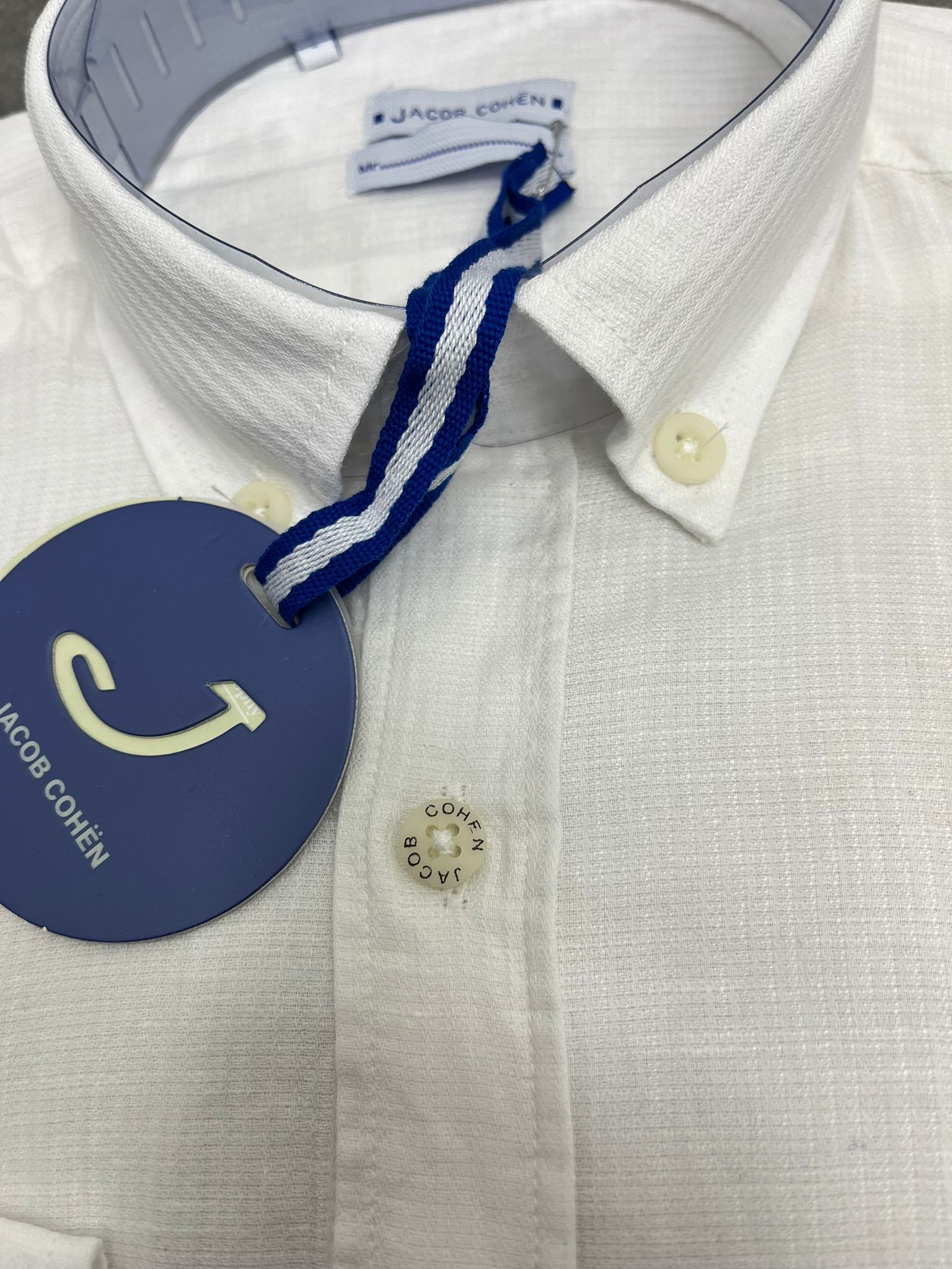Yeni Sezon Basic Classic  White Extra Regular Keten Gömlek