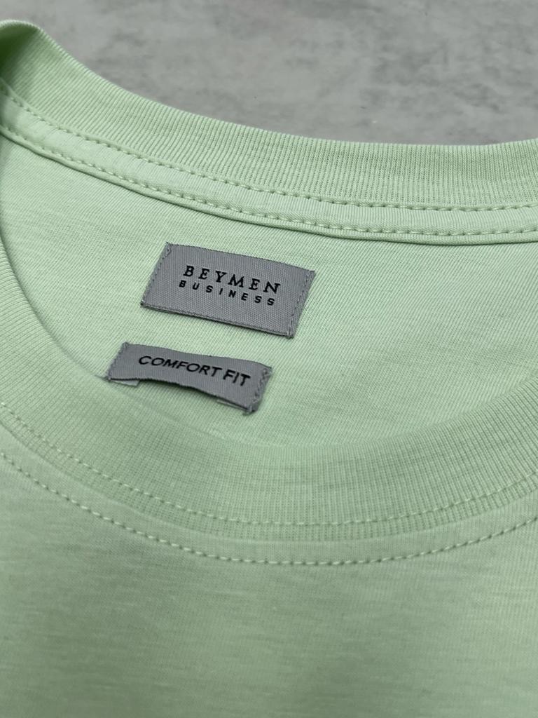 Classic Mini Logo Water Green Basic T-shirt