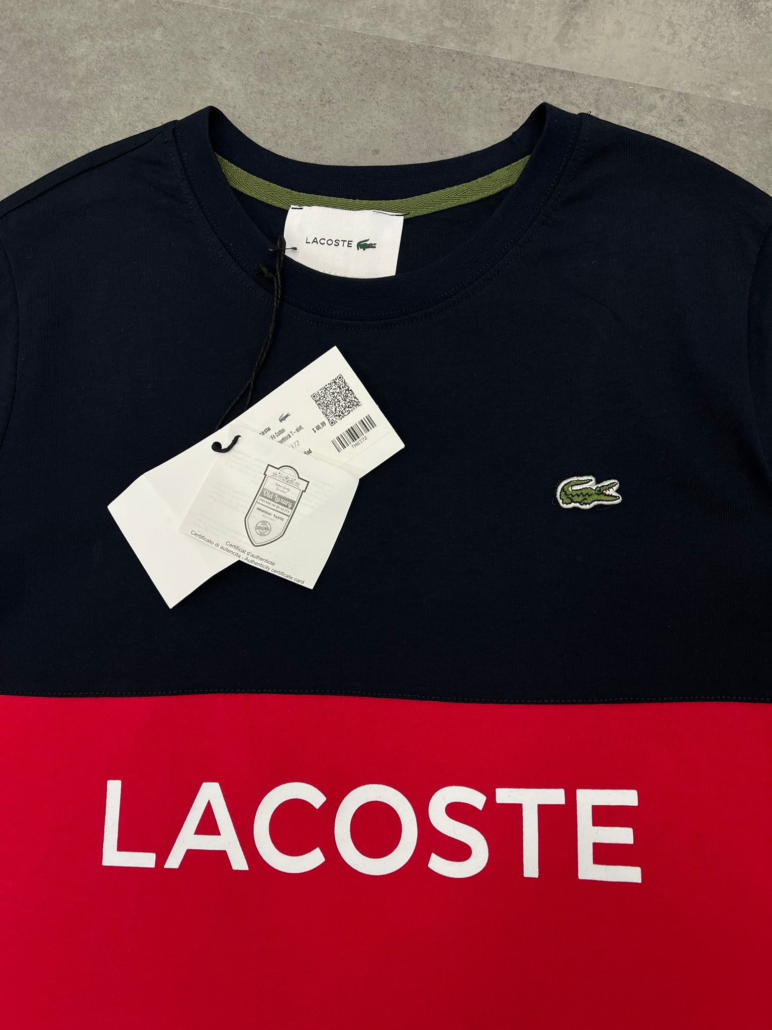 Yeni Sezon Parçalı Lacivert Red Basic Logo T-shirt