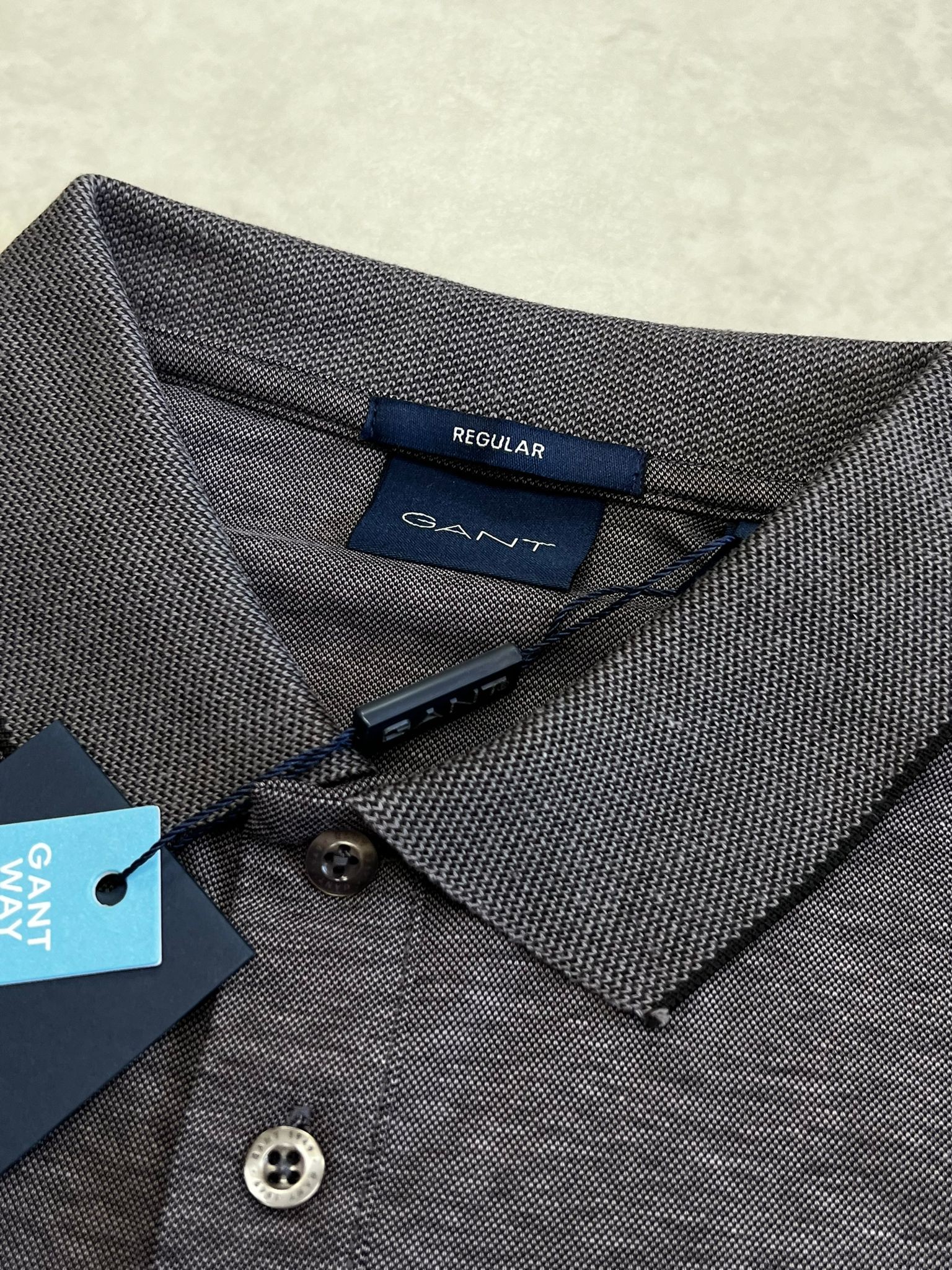 Merserize Kumaş Füme Basic Polo Yaka T-shirt