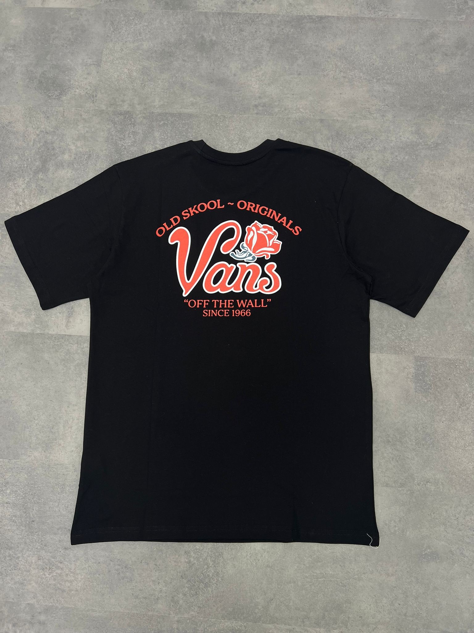 Yeni Sezon Back To Print Old Skool Black T-shirt
