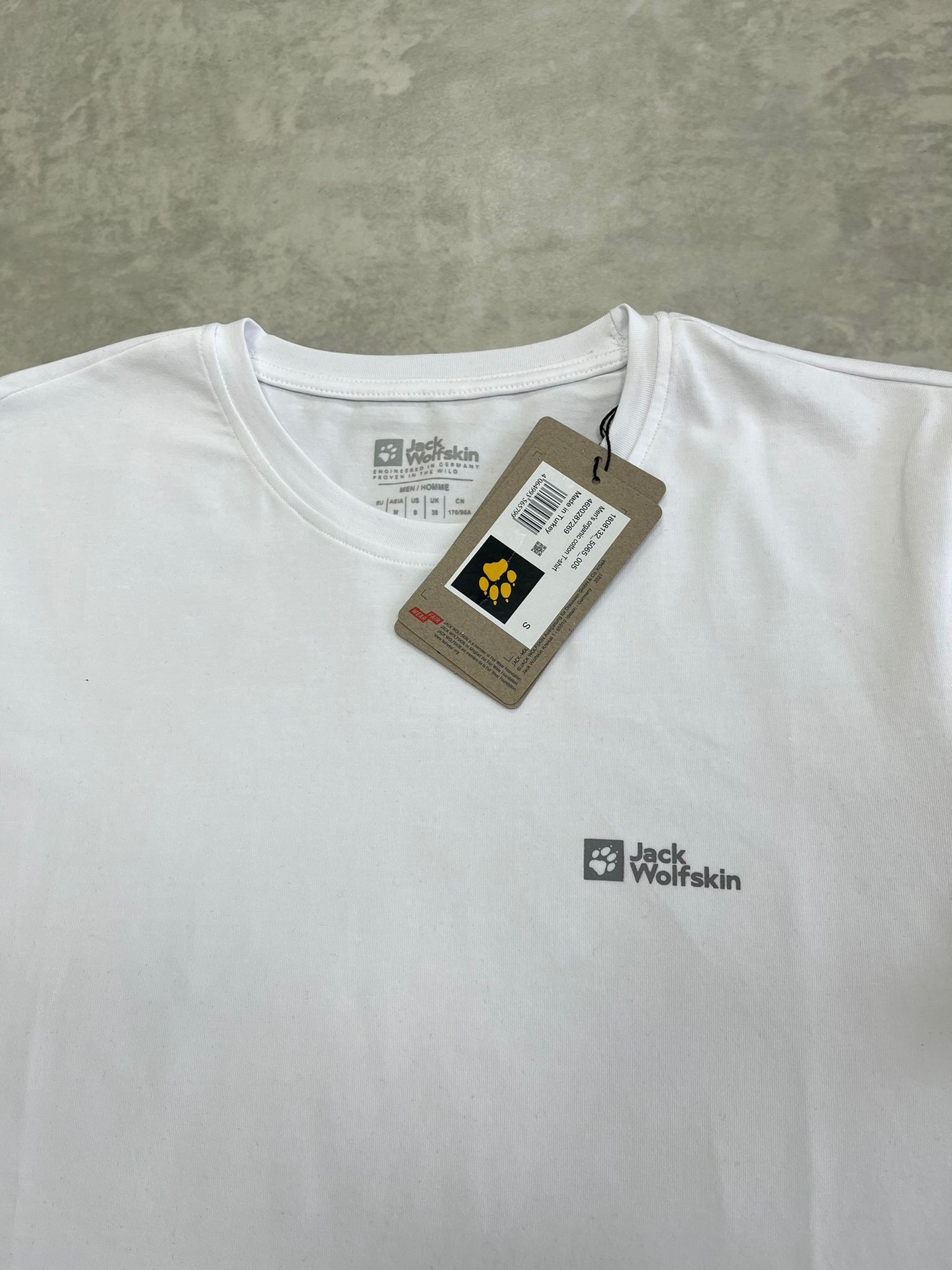 Basic Mini Logo Regular Fit White T-shirt