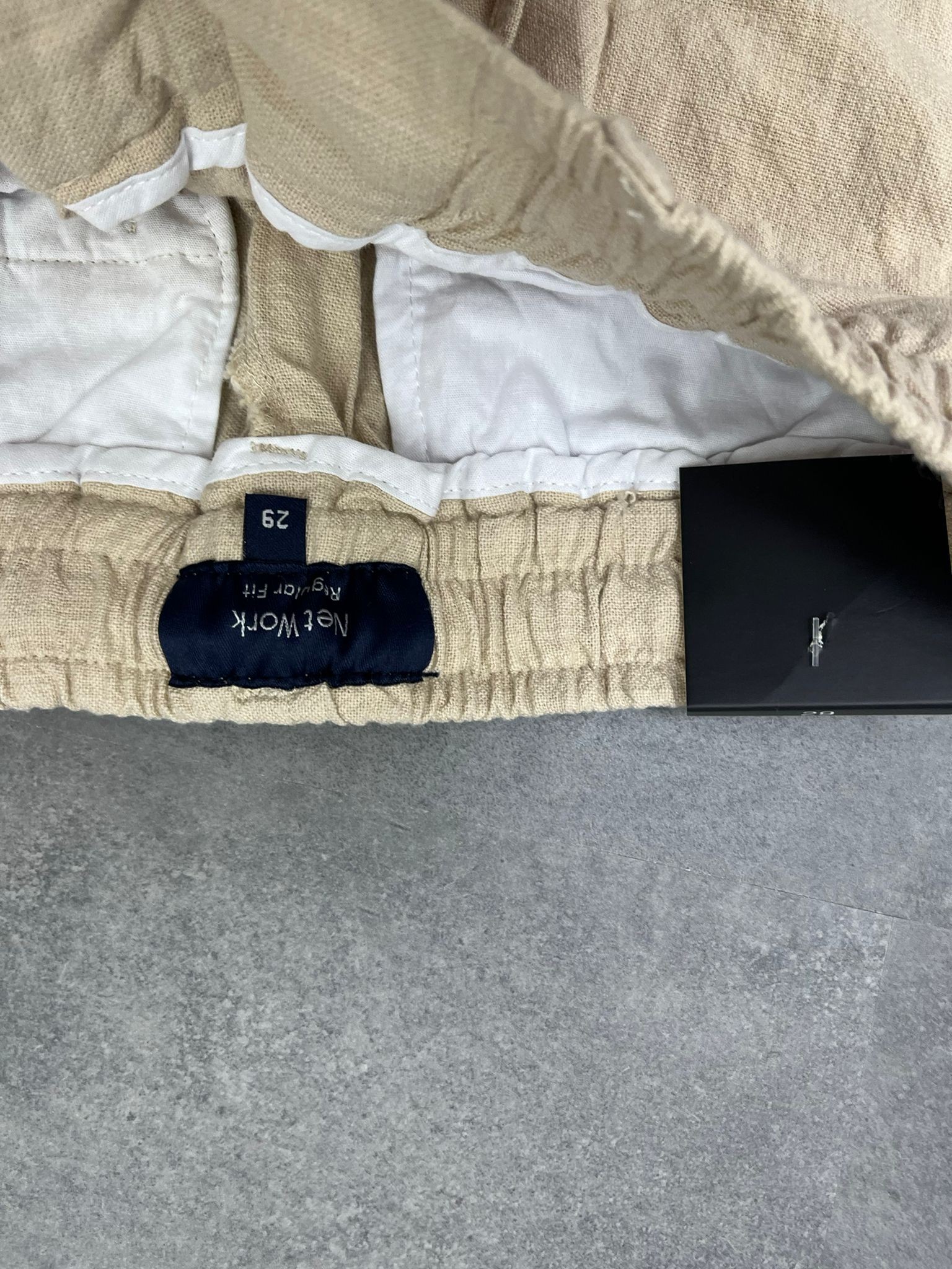 Yazlık Yeni Sezon Premium Ham Keten Cream Pantalon