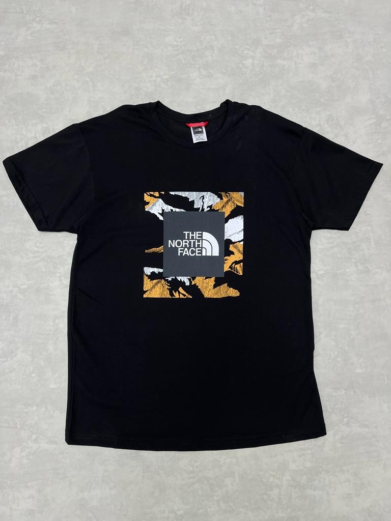 Mid Logo Black Printed T-shirt