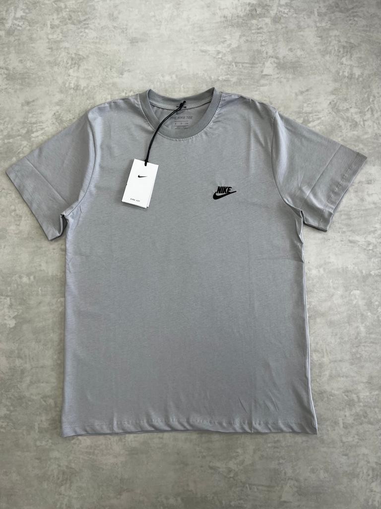 Mini Nakış Logo Gri  T-shirt