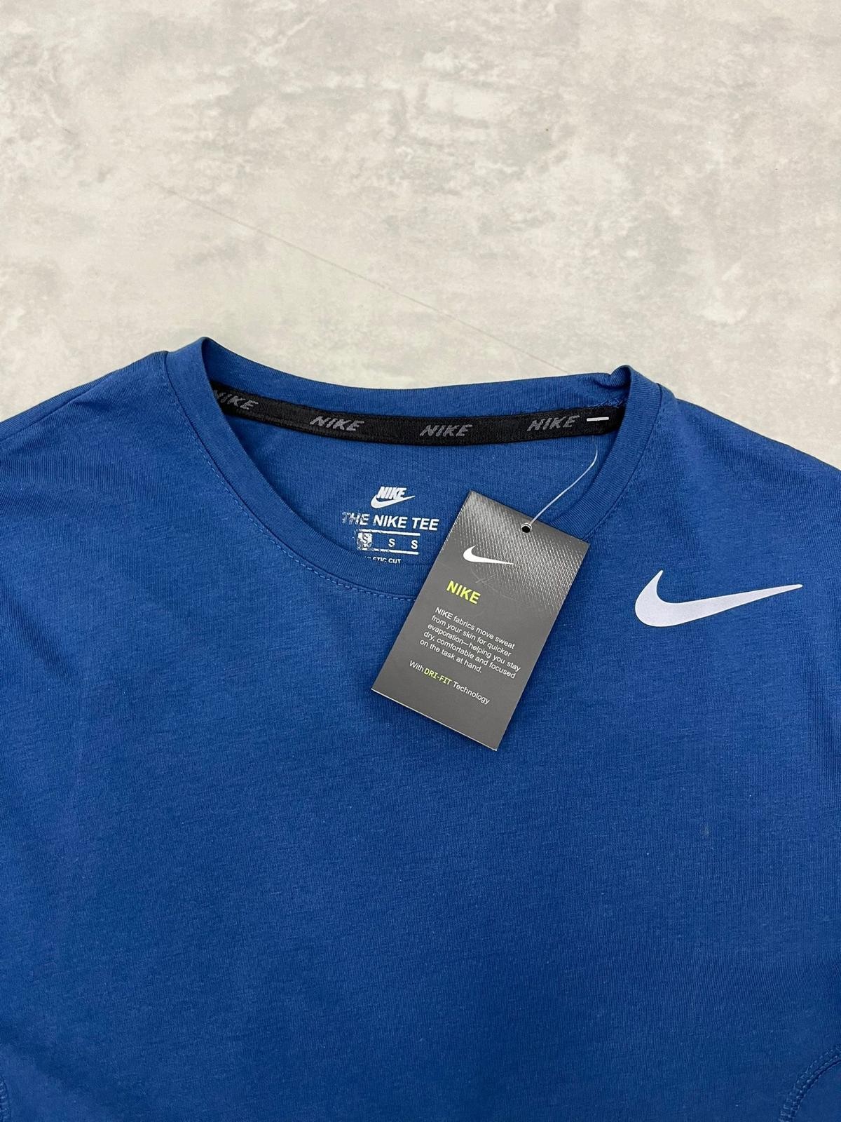 Classic  Basic Logo Blue T-shirt
