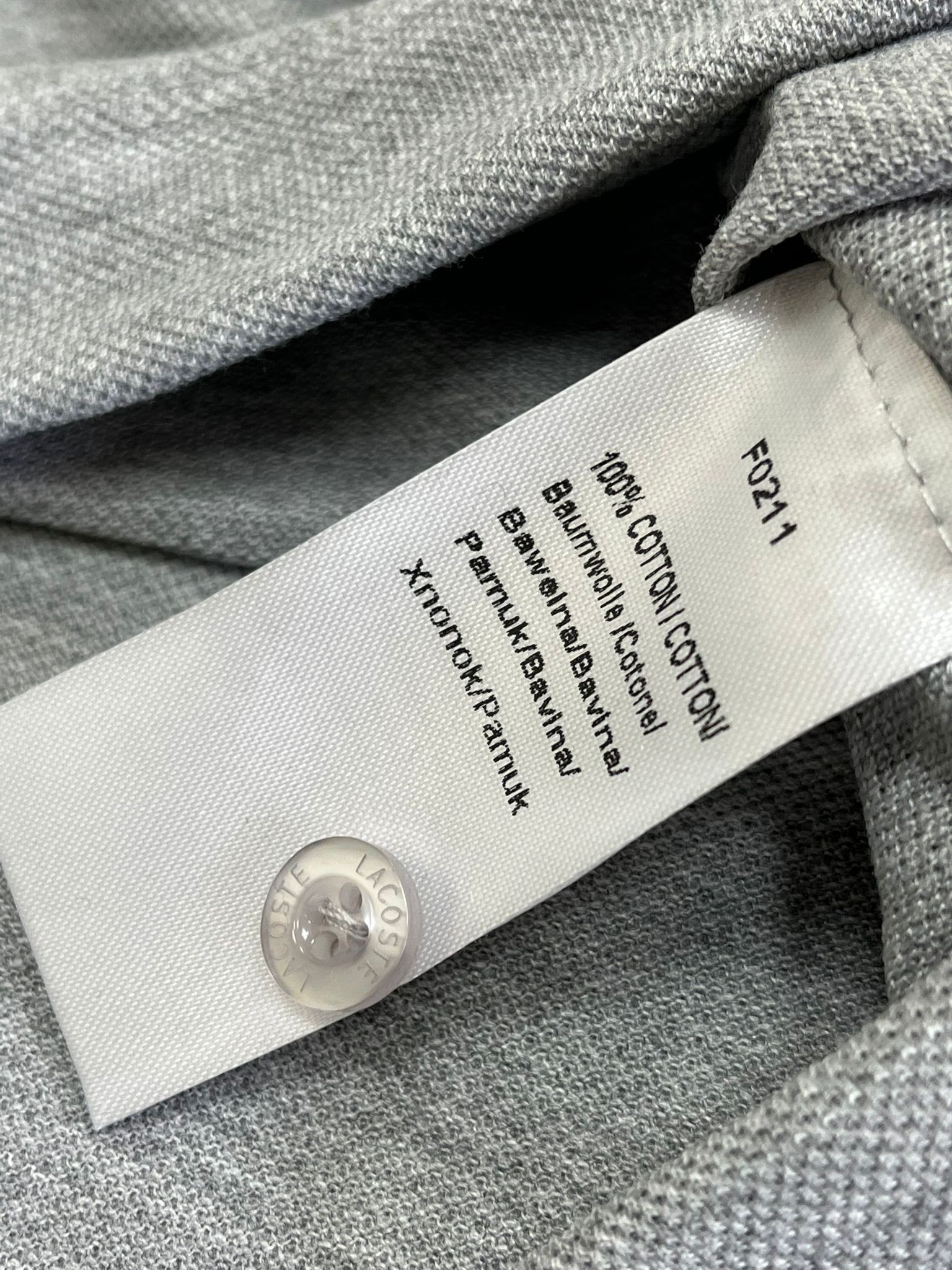 Kolları Şeritli Mini Logo Polo Yaka Gray T-shirt