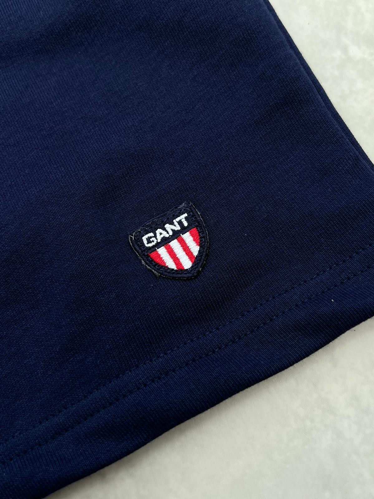 Classic  Nakış Arma  Logo  Navy Blue  Şort 