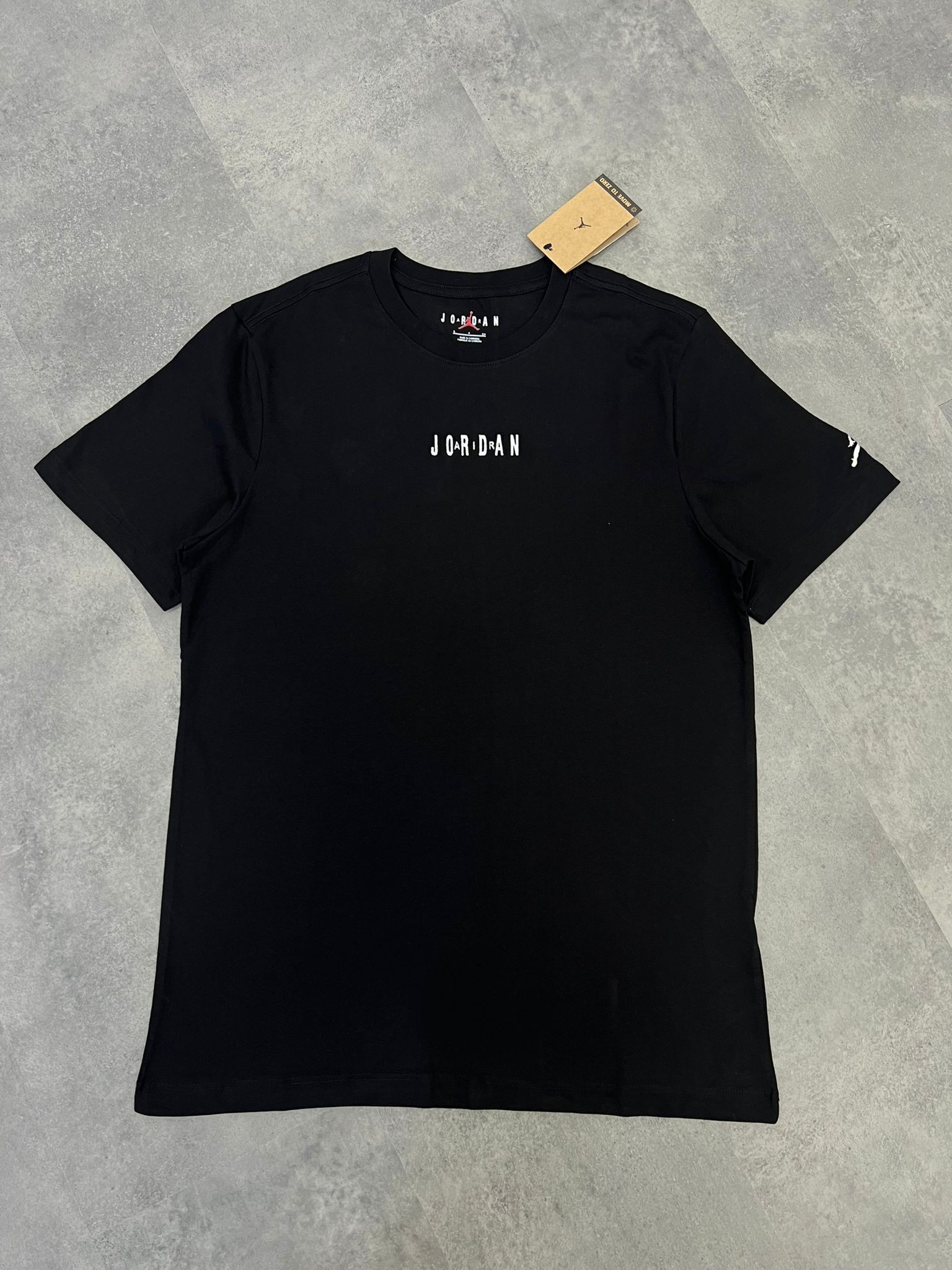 Yeni Sezon Basic Mid Icon Essential Logo Black T-shirt