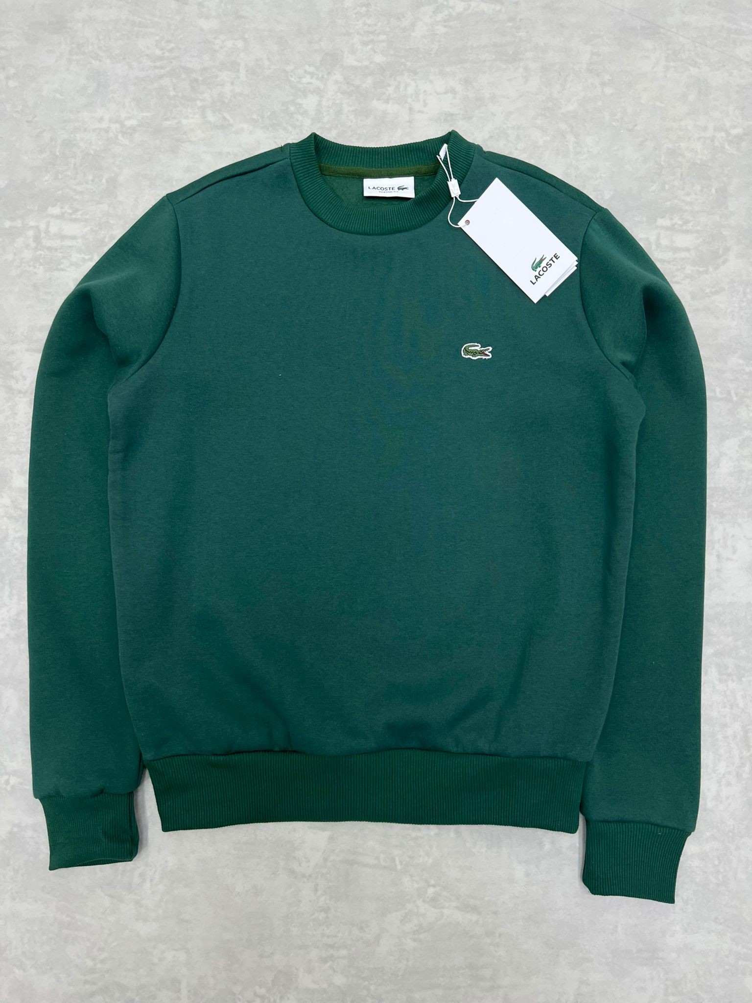 Yeni Sezon  Mini Logo Basic Green Sweatshirt