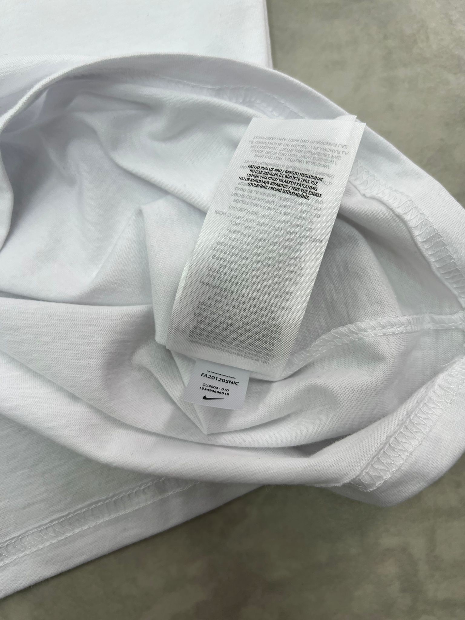 Zwn Non Model Back Print White  T-shirt