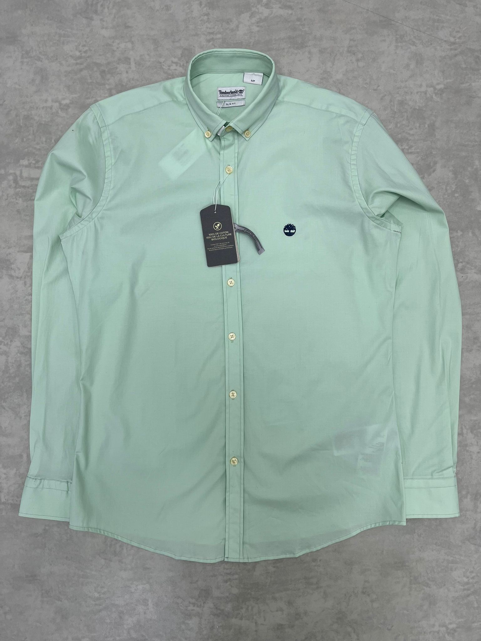 Classic Basic Mini Logo Water Green Gömlek