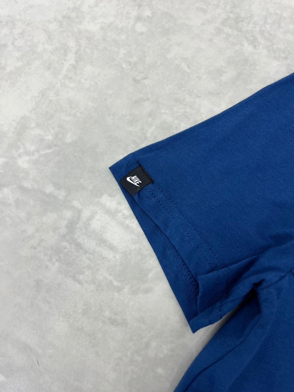 Classic  Basic Logo Blue T-shirt