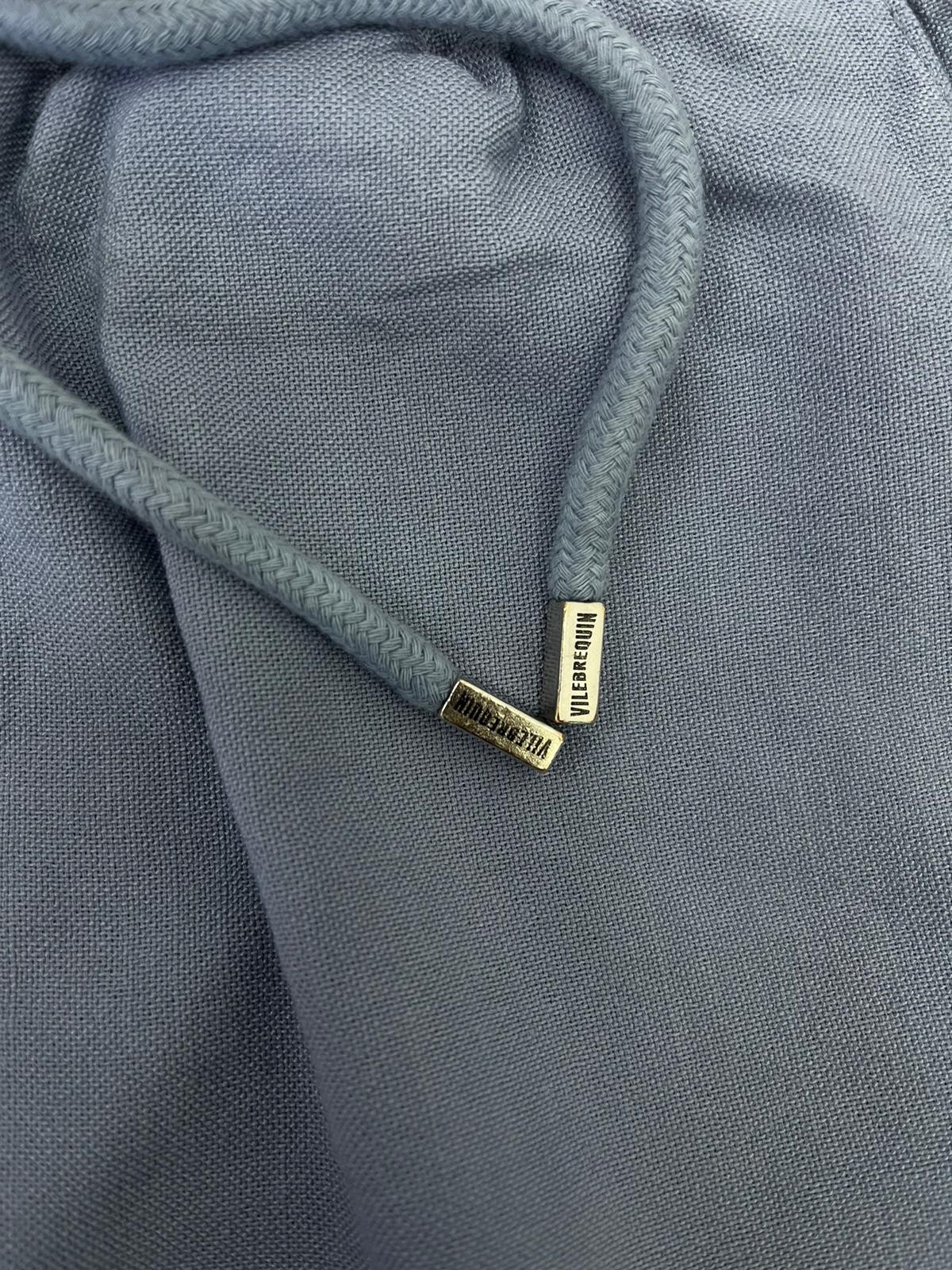 Yazlık Yeni Sezon Ham Keten Blue  Pantalon