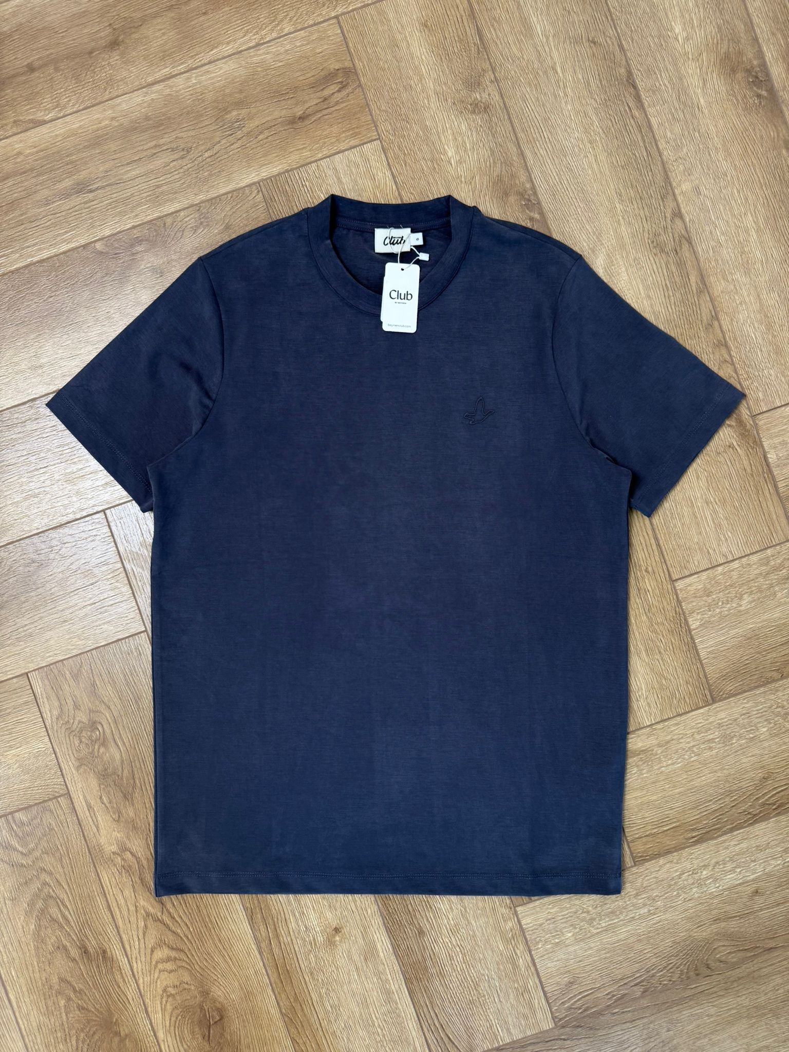 Yeni Sezon Modal Kumaş Özel Premium T-shirt - LACİVERT