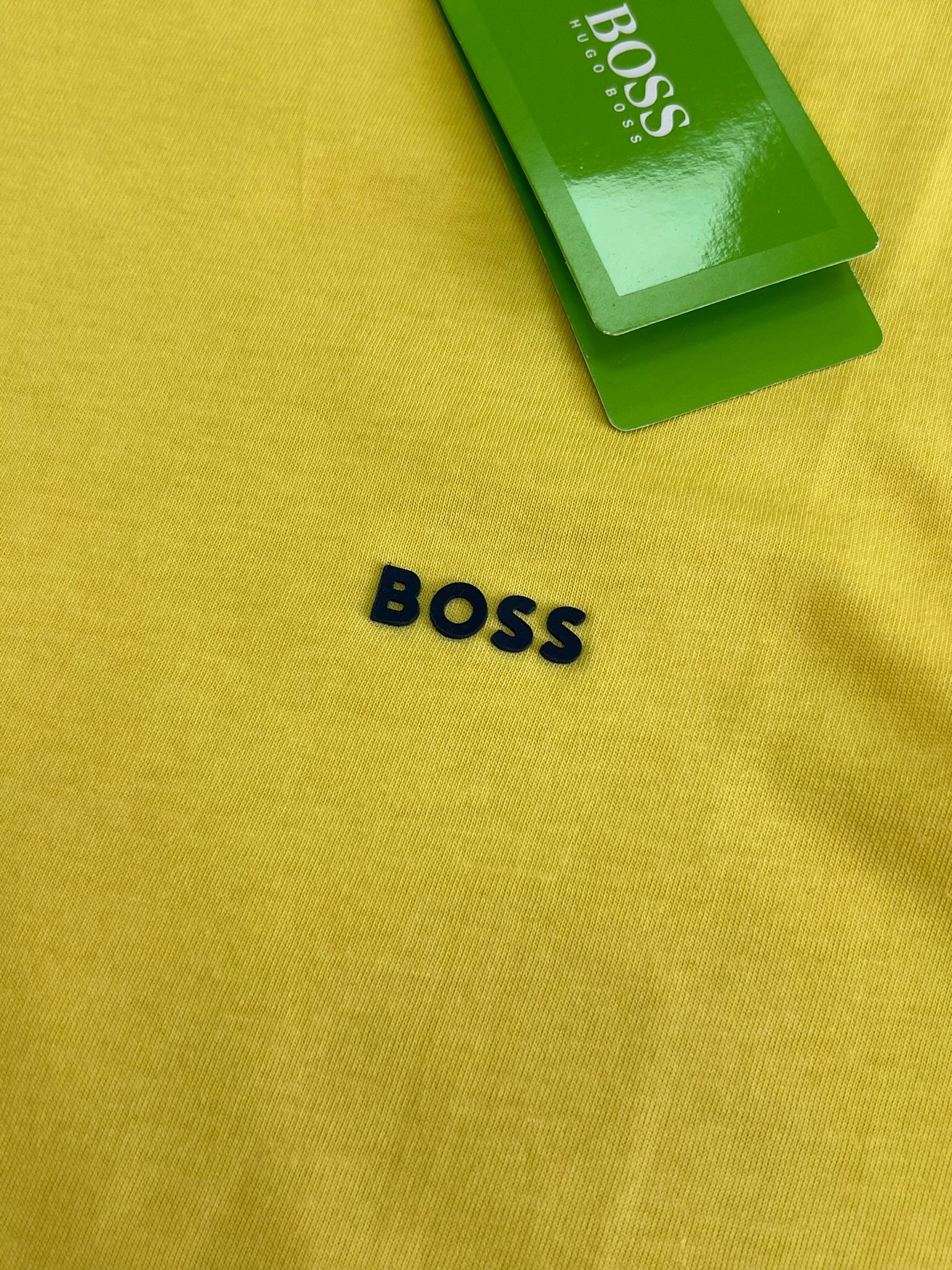 Sarı  Basic Mini Logo Classic  T-shirt