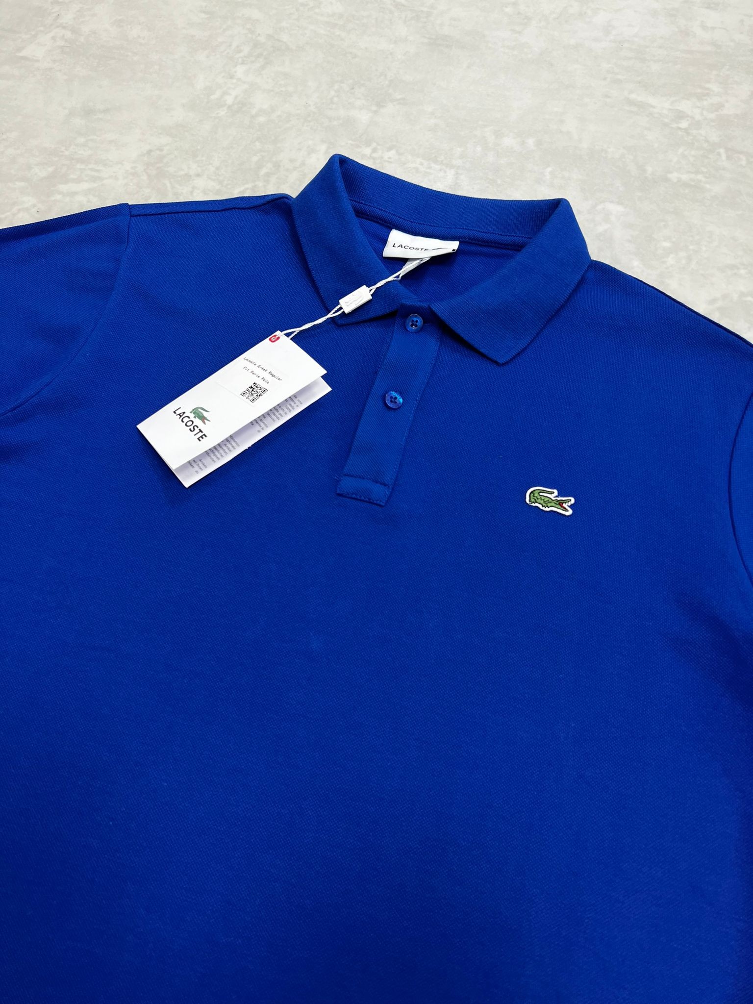 Classic Patch Mini Logo Polo Yaka  Blue T-shirt