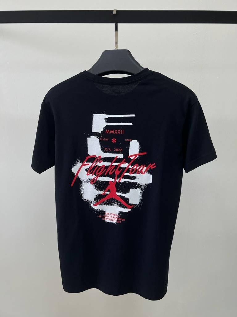 World Print  Air  Jordan Siyah T-shirt