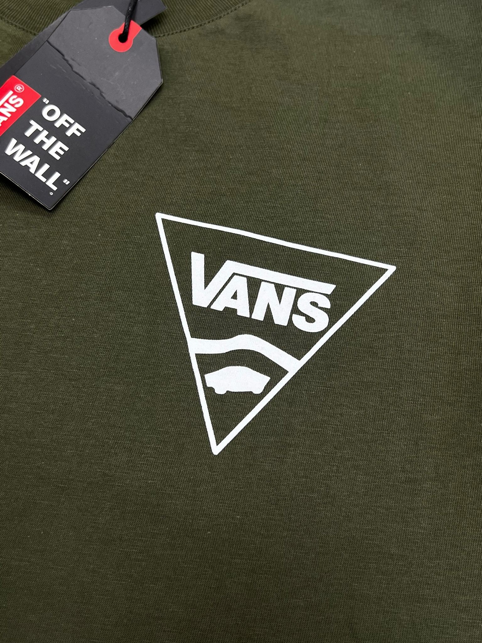 Back To Print Palm Beach Haki T-shirt