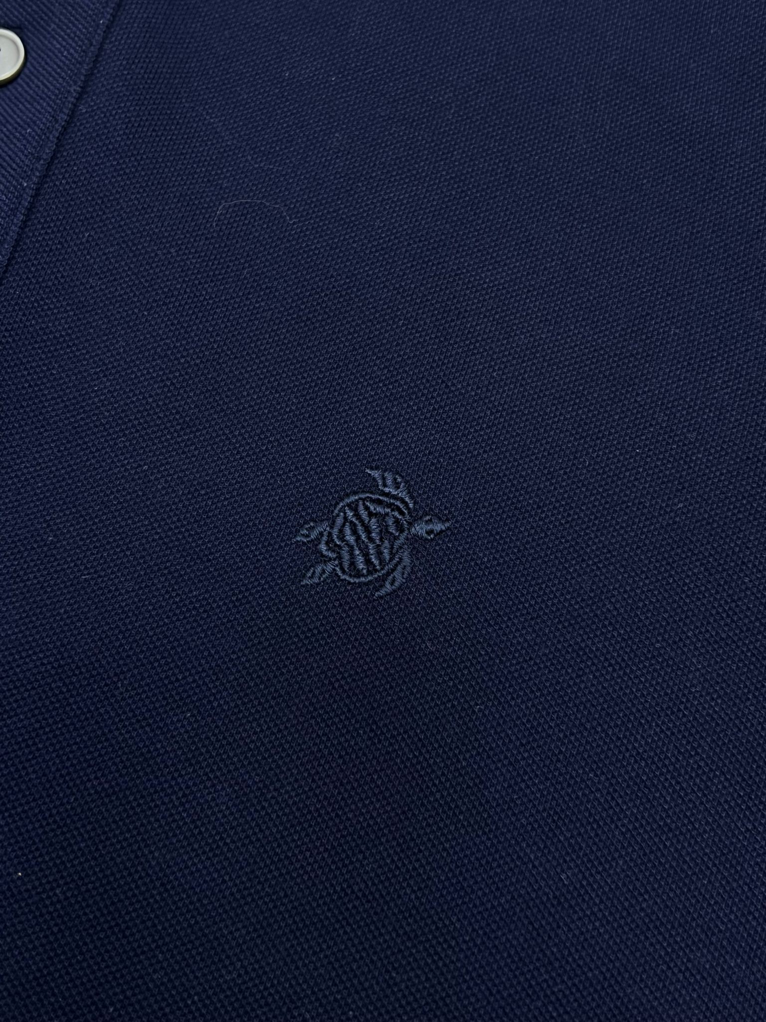 Yeni Sezon Ton To Tone Ocean Navy Blue  Polo Yaka
