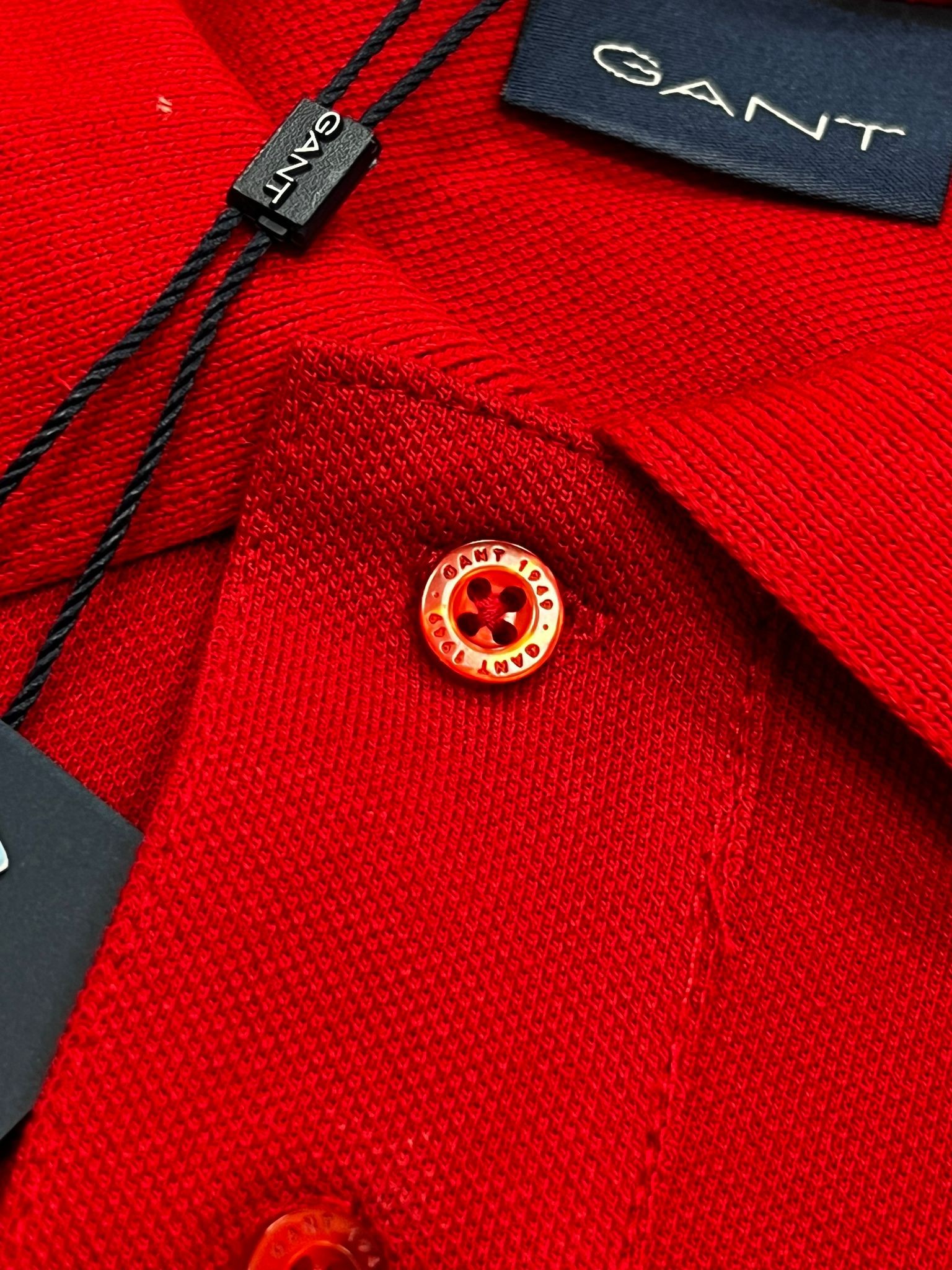 Classic Ceest Logo Basic Kırmızı Polo Yaka T-shirt
