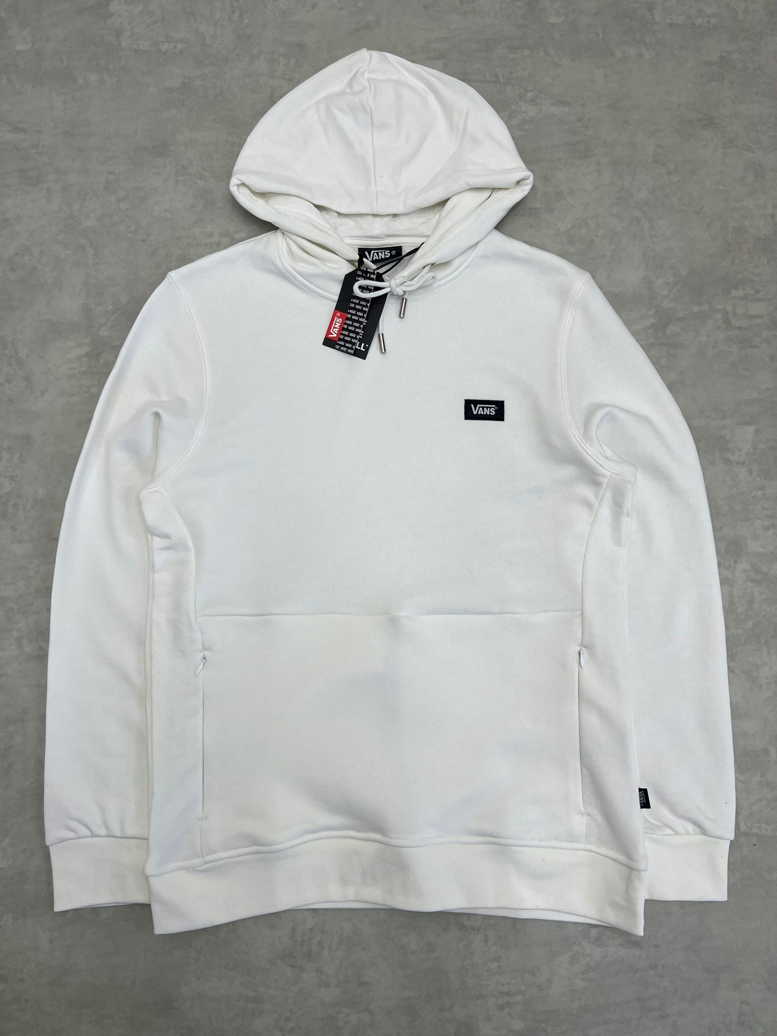 Basic Mini Patch Arma Nakış Logo Cream Sweatshirt