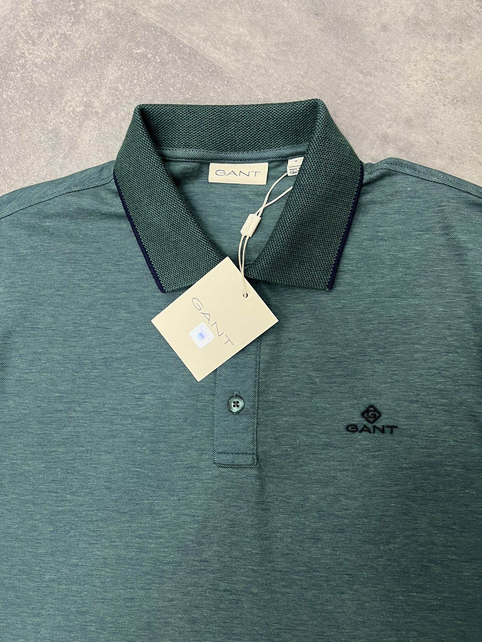 Yeni Sezon Özel Series Merserize Kumaş Green Polo Yaka T-shirt
