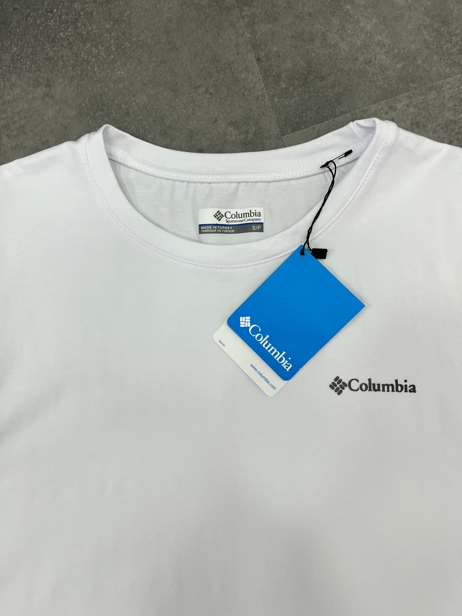 Yeni Sezon Basic Mini Logo Classic White T-shirt