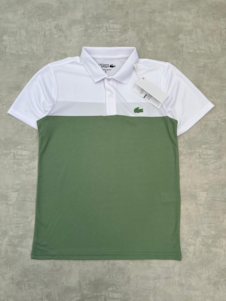 Clima Cool (Nefes Alan) White/Green T-shirt