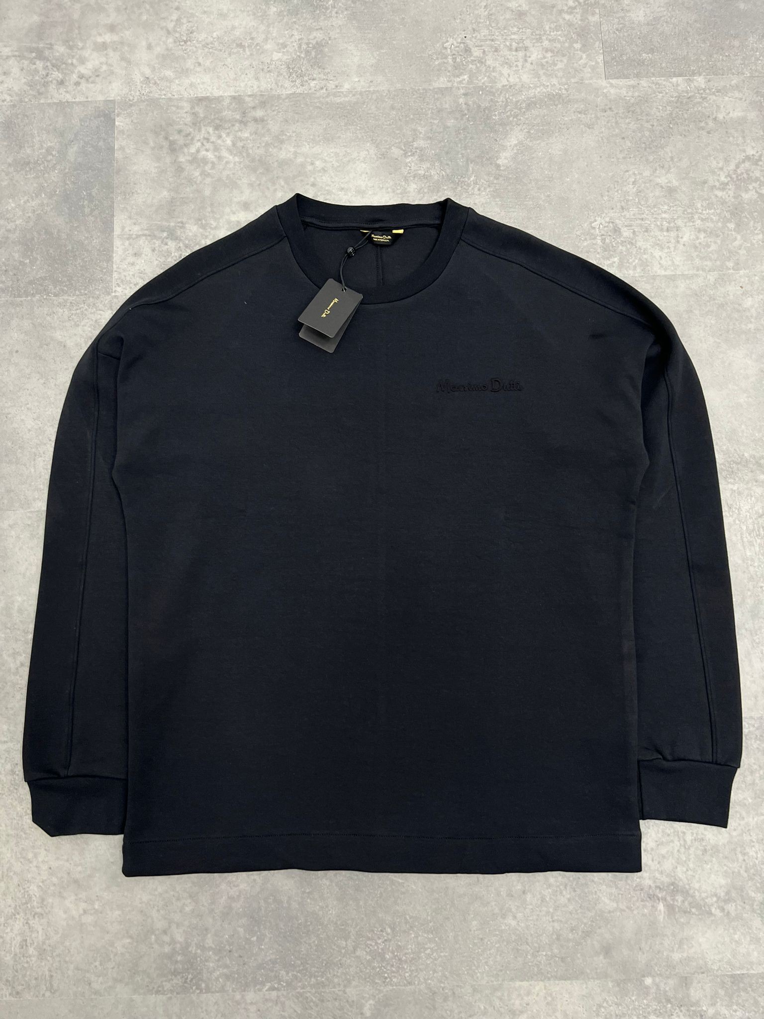 Yeni Sezon Organik Pamuk Basic Mini Logo Premium Sweatshirt